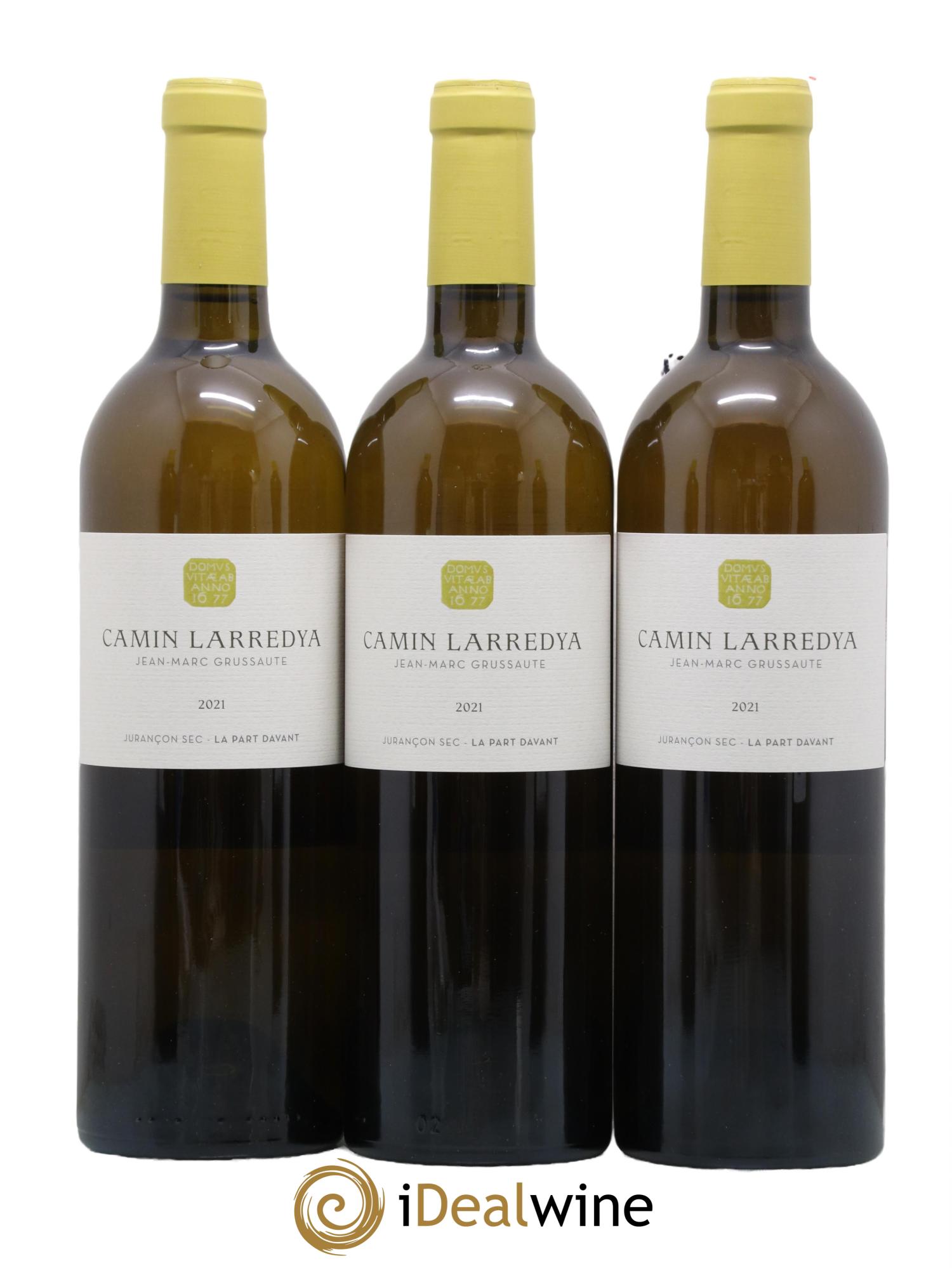 Jurançon Sec La Part Davant Camin Larredya 2021 - Lot de 3 bouteilles - 0
