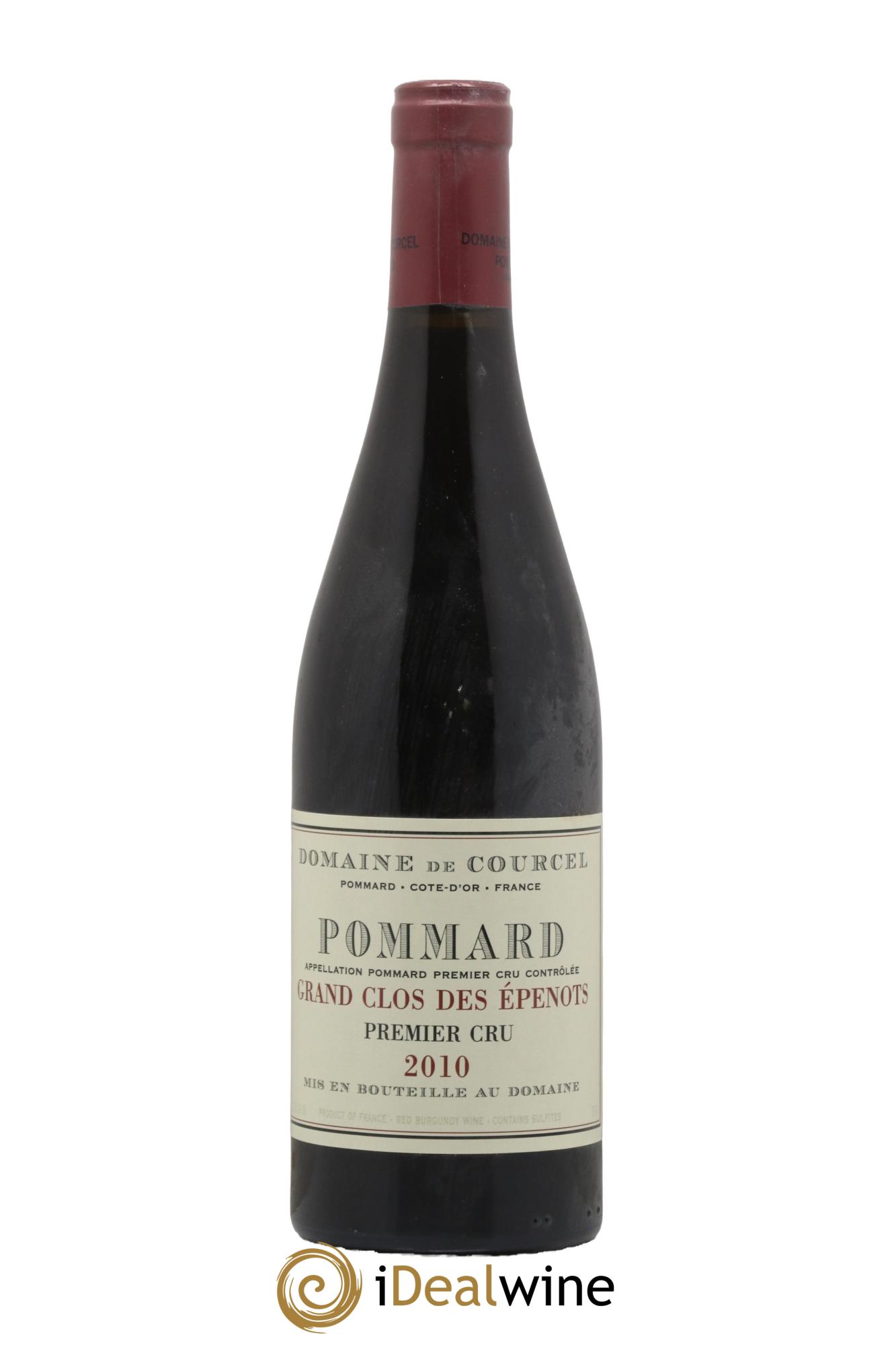 Pommard 1er Cru Grand Clos des Epenots de Courcel (Domaine) 2010 - Lot de 1 bouteille - 0