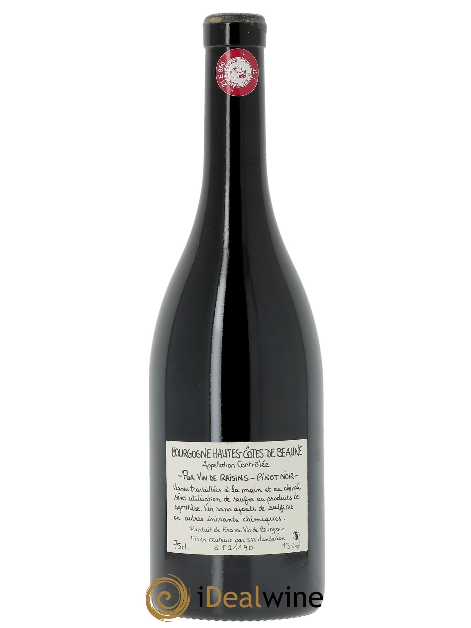Hautes-Côtes de Beaune Nature Dandelion (Domaine) 2020 - Lot de 1 bouteille - 1