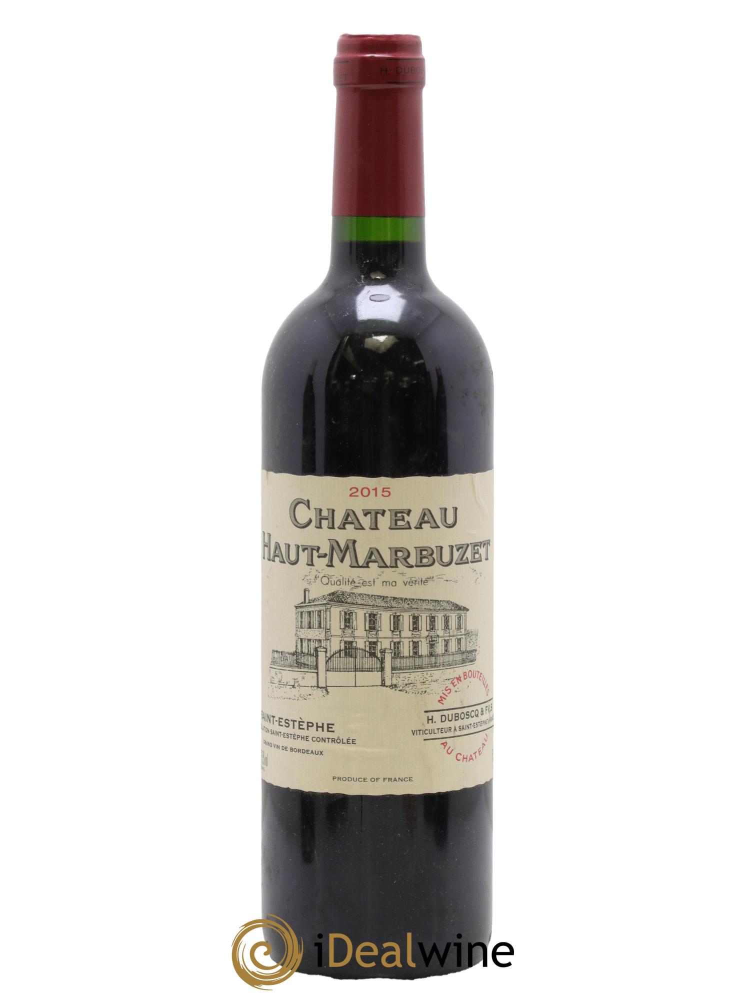 Château Haut Marbuzet 2015 - Lot de 1 bouteille - 0