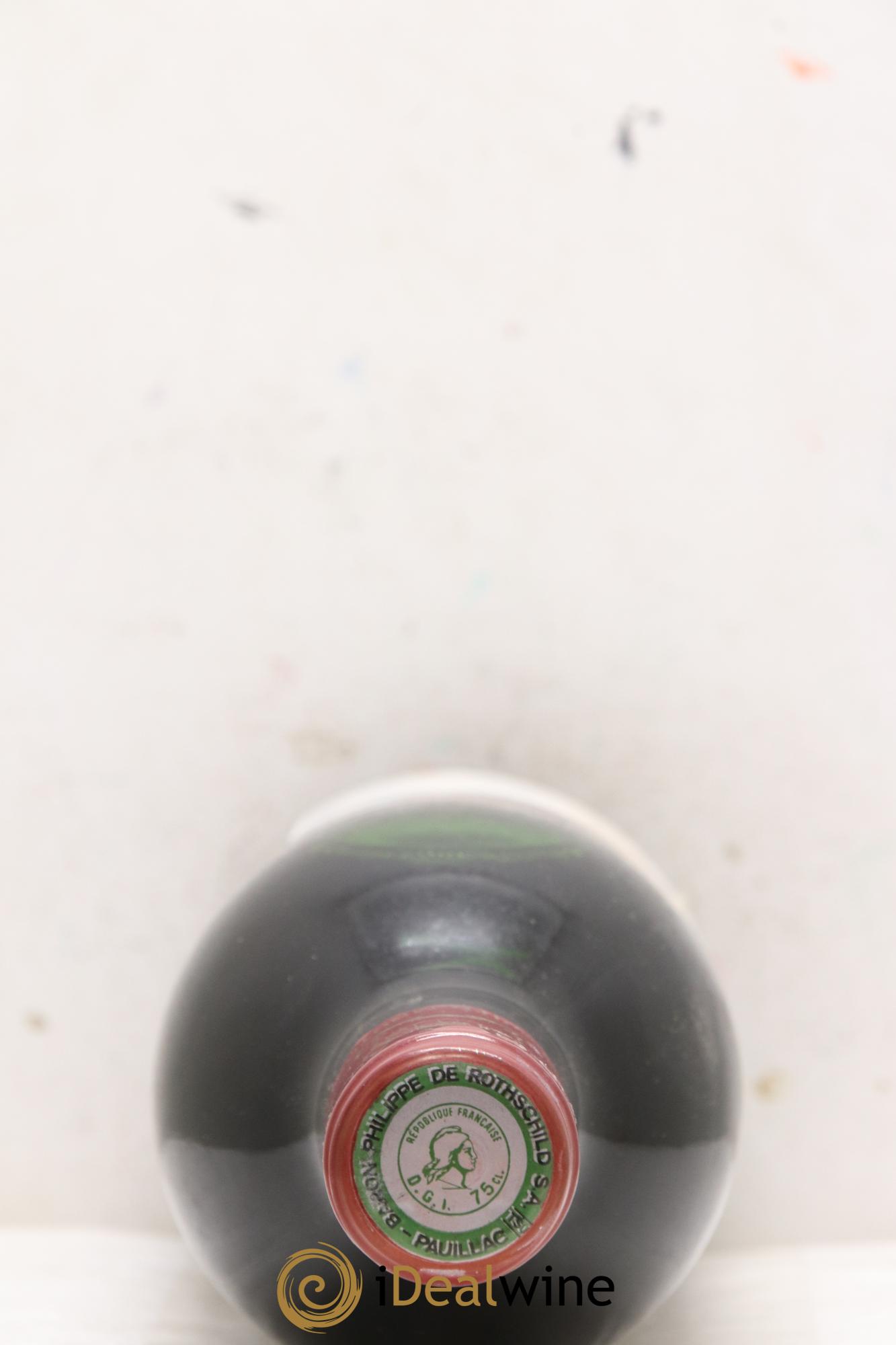 Château Mouton Rothschild 1er Grand Cru Classé 1985 - Lot de 1 bouteille - 1