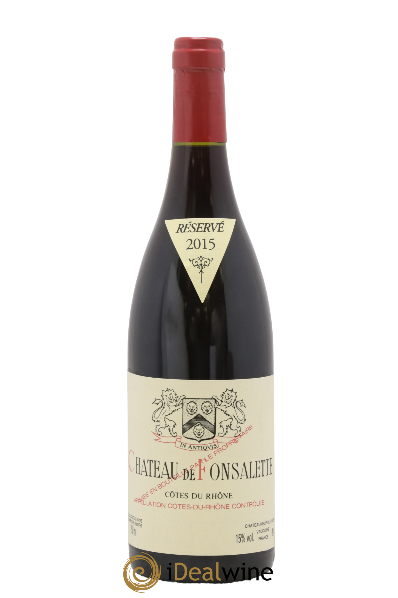 Côtes-du-Rhône Château de Fonsalette Emmanuel Reynaud 2015 - Posten von 1 Flasche - 0