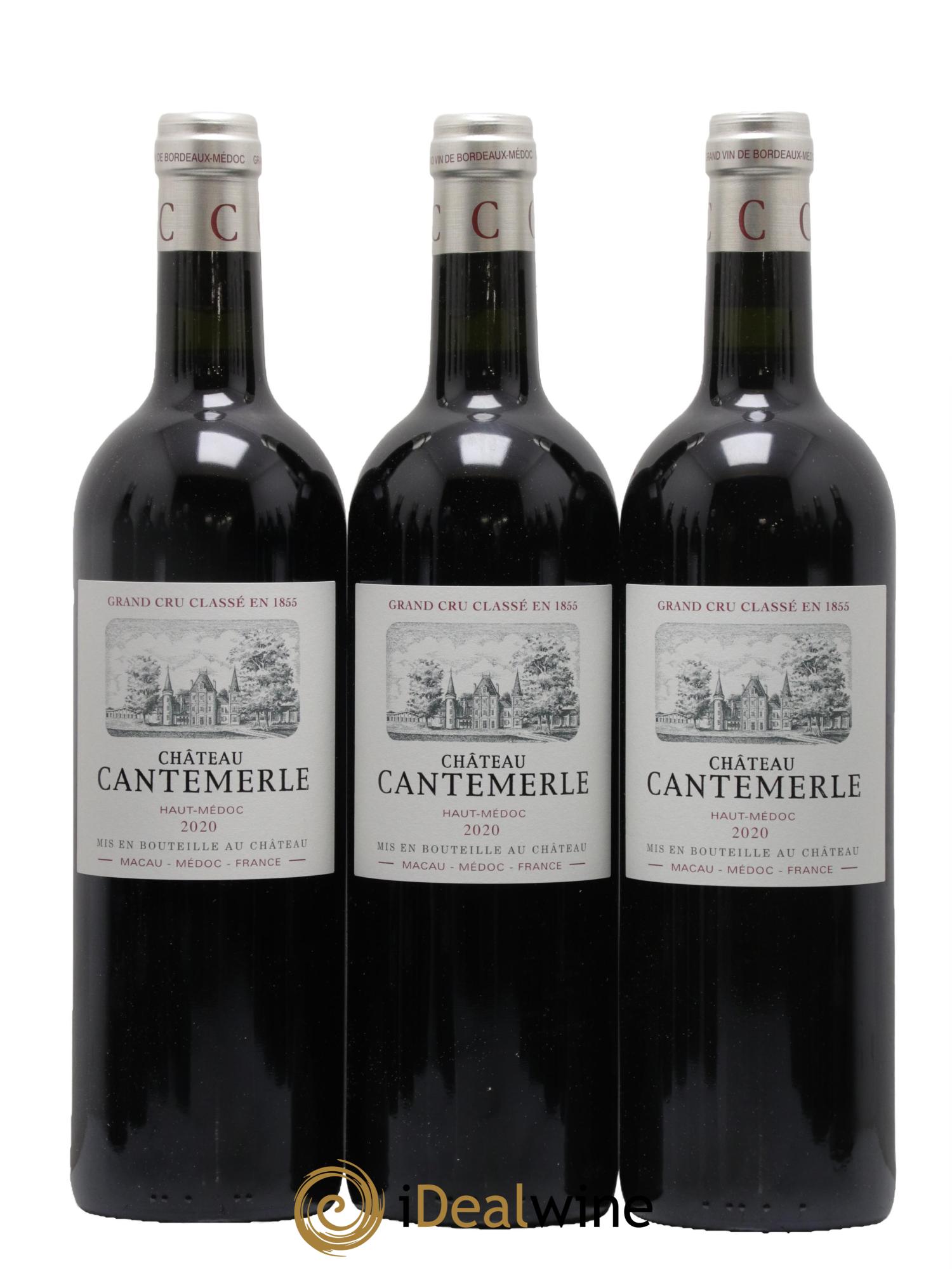 Château Cantemerle 5ème Grand Cru Classé 2020 - Lot de 12 bouteilles - 1