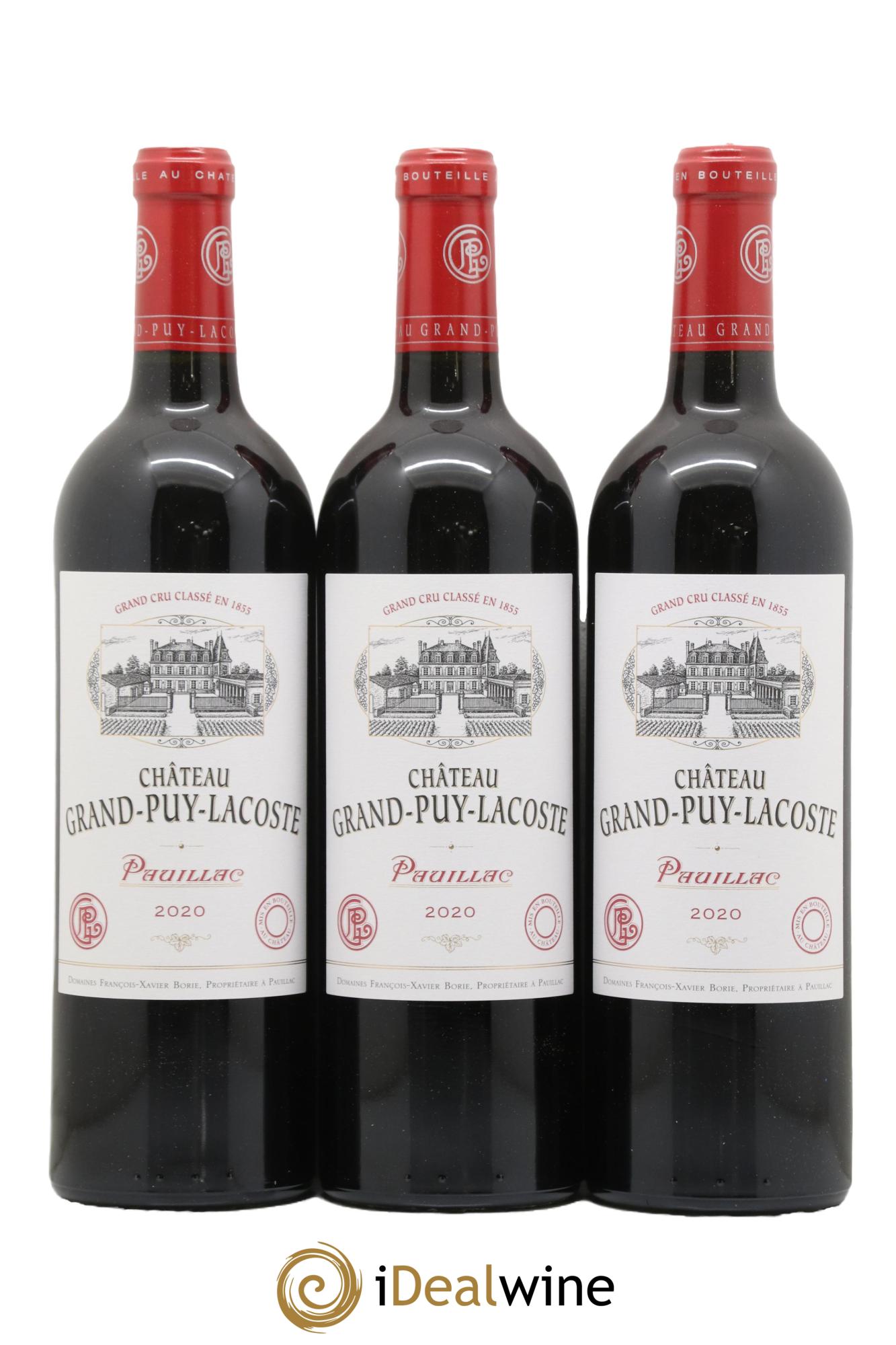 Château Grand Puy Lacoste 5ème Grand Cru Classé 2020 - Lot de 6 bouteilles - 2