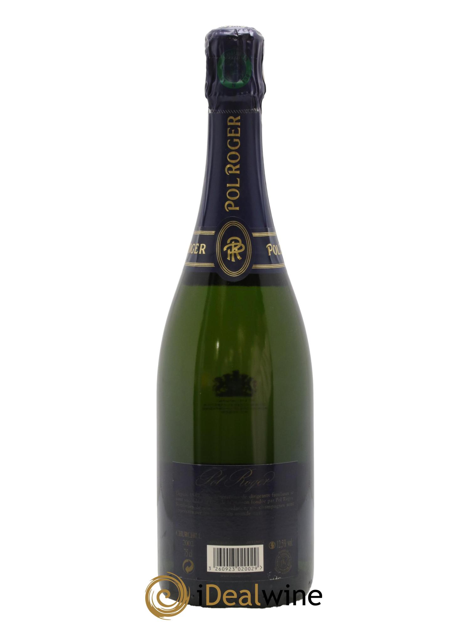 Cuvée Winston Churchill Pol Roger 2002 - Lot de 1 bouteille - 2