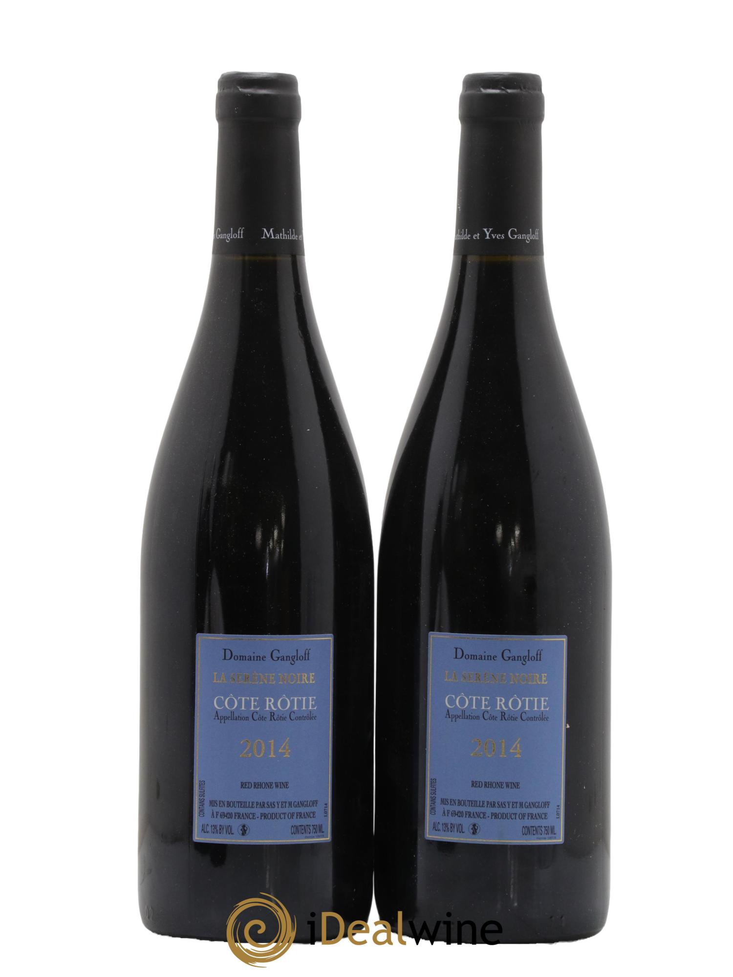 Côte-Rôtie La Sereine Noire Gangloff (Domaine) 2014 - Lot de 2 bouteilles - 1