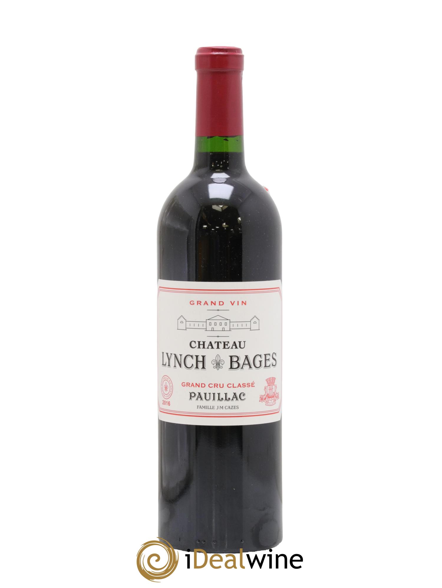 Château Lynch Bages 5ème Grand Cru Classé 2016 - Lot de 1 bouteille - 0
