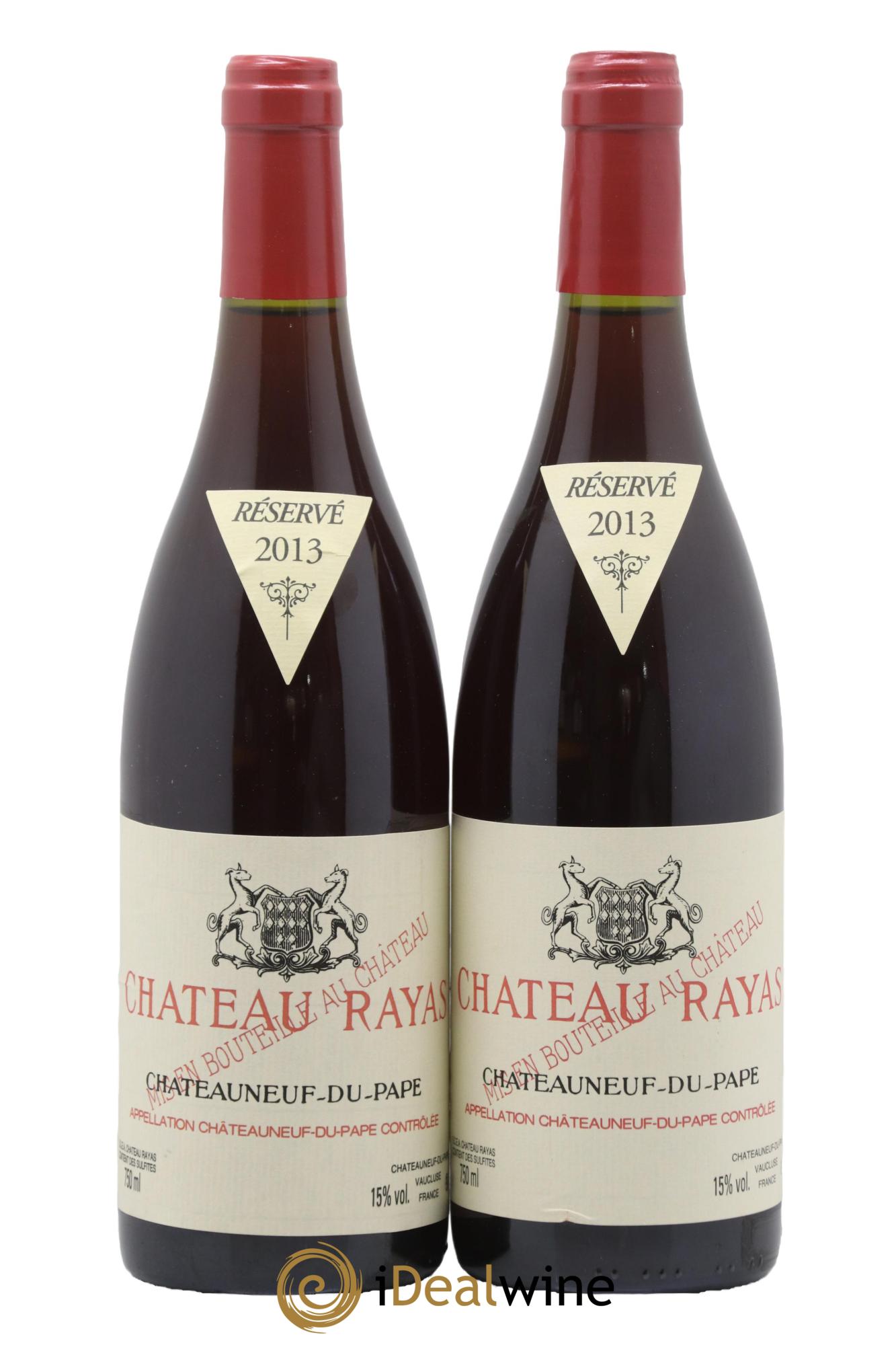 Châteauneuf-du-Pape Château Rayas Emmanuel Reynaud 2013 - Lot de 2 bouteilles - 0