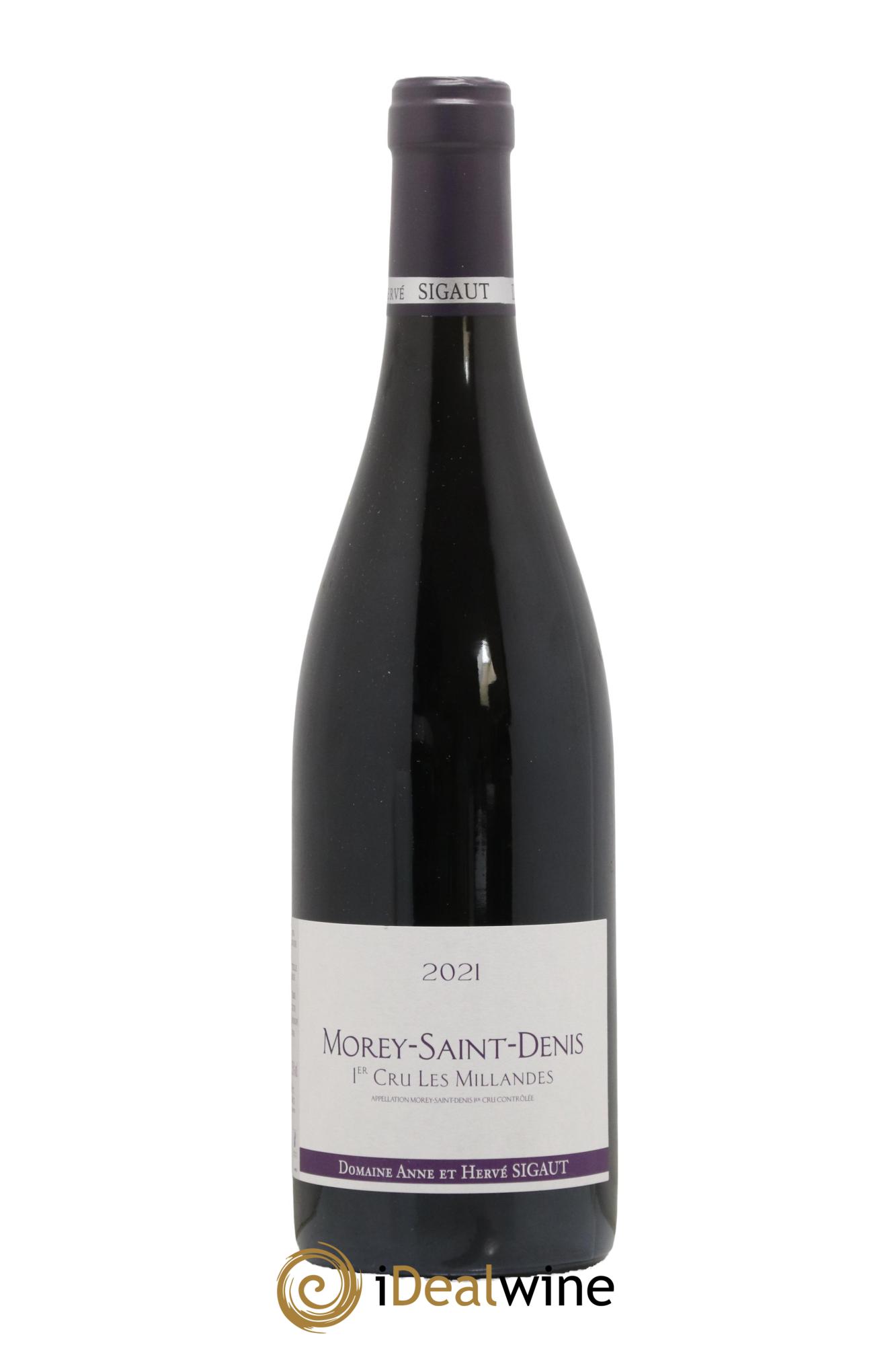 Morey-Saint-Denis 1er Cru Les Millandes Anne et Hervé Sigaut (Domaine) 2021 - Lot de 1 bouteille - 0