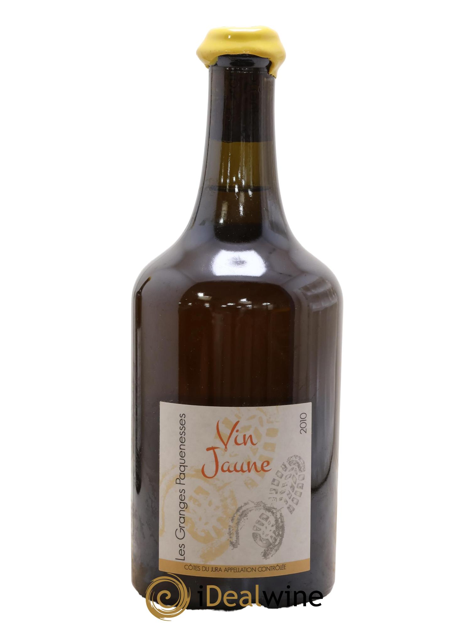 Côtes du Jura Vin Jaune Les Granges Paquenesses 2010 - Lot of 1 Clavelin - 0