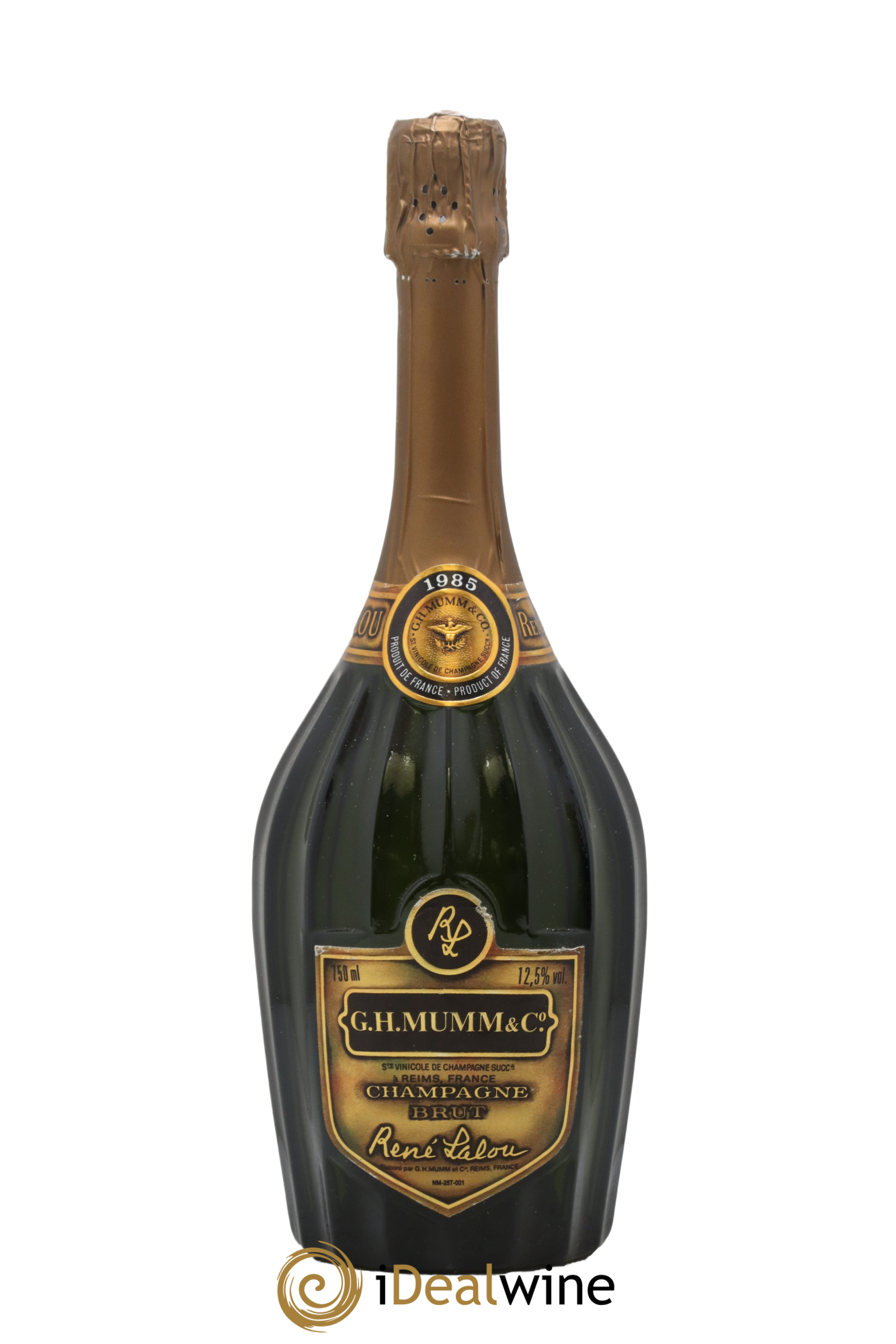 René Lalou Mumm 1985 - Lot de 1 bouteille - 0