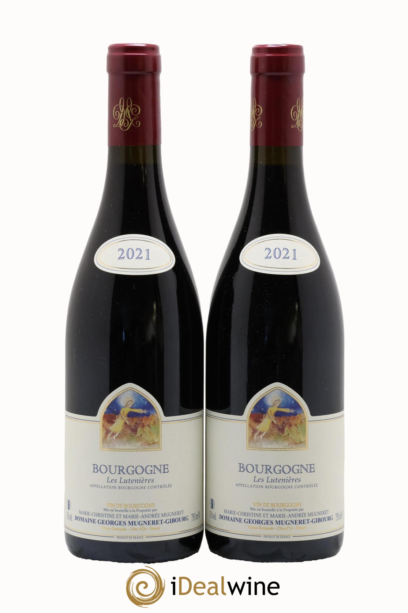Bourgogne Les Lutenières Mugneret-Gibourg (Domaine) 2021 - Lotto di 2 bottiglie - 0