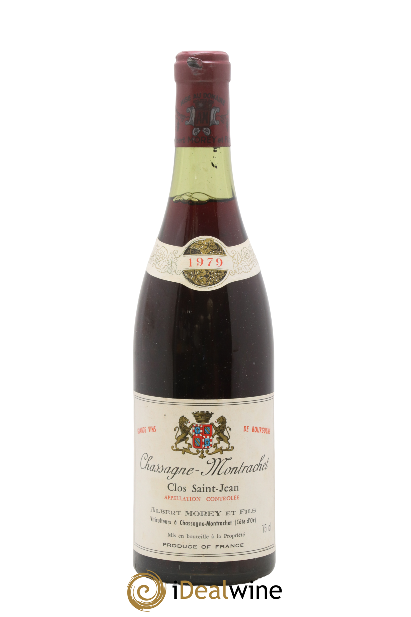 Chassagne-Montrachet Clos Saint-Jean Albert Morey 1979 - Lot de 1 bouteille - 0