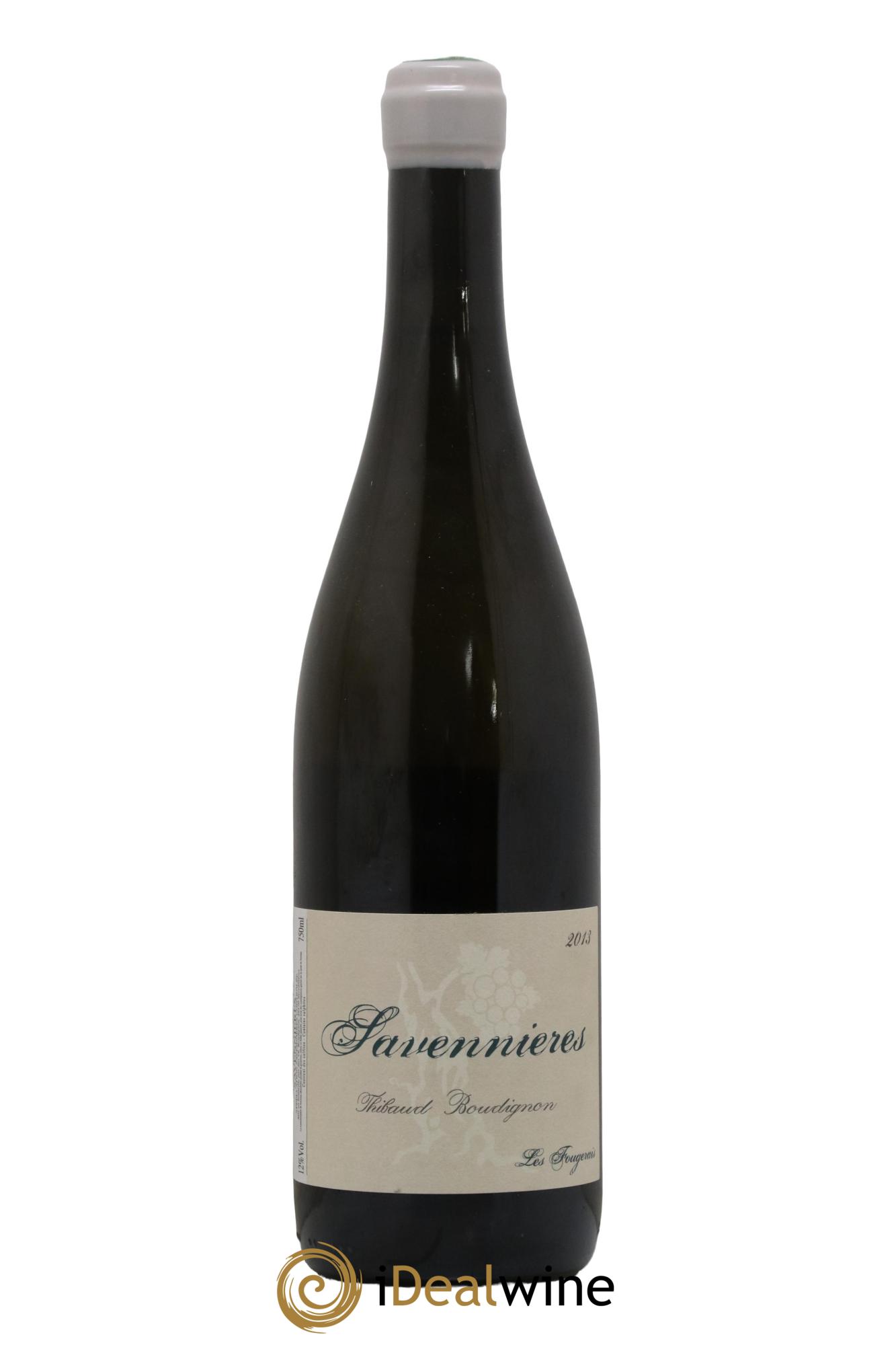 Savennières Les Fougeraies Thibaud Boudignon 2013 - Lot de 1 bouteille - 0