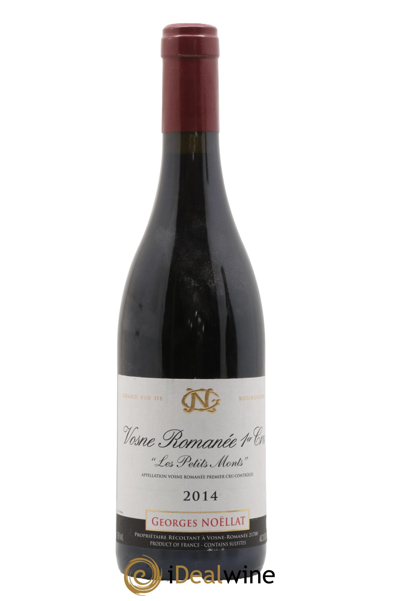 Vosne-Romanée 1er Cru Les Petits Monts Georges Noëllat (Domaine) 2014 - Lot de 1 bouteille - 0