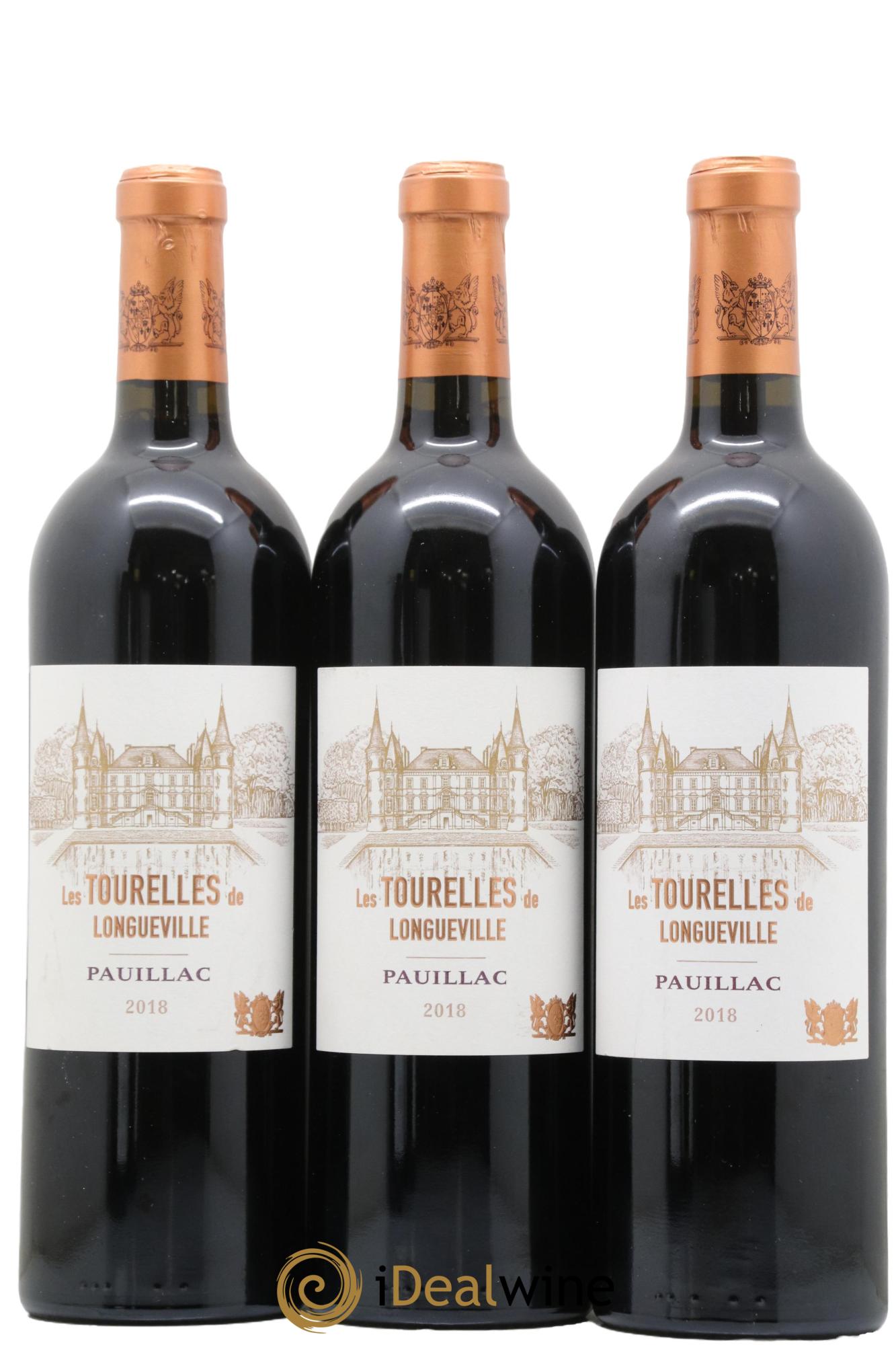 Les Tourelles de Longueville Second Vin 2018 - Lot de 3 bouteilles - 0