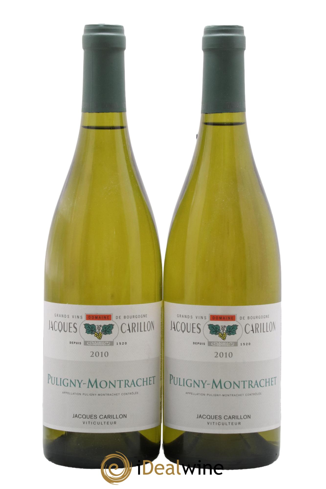 Puligny-Montrachet Jacques Carillon (Domaine) 2010 - Lot de 2 bouteilles - 0
