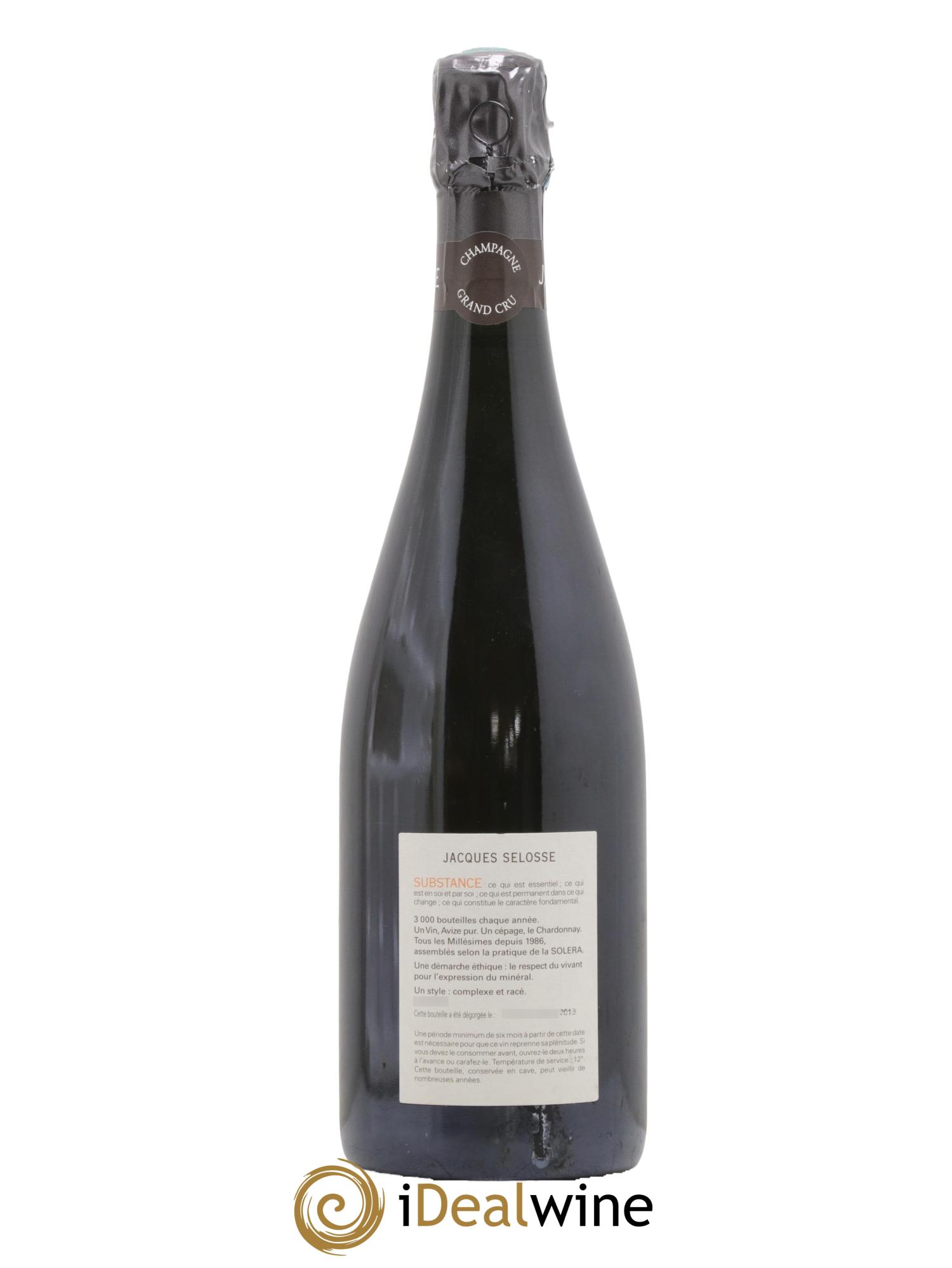 Substance Jacques Selosse - Lot de 1 bouteille - 1