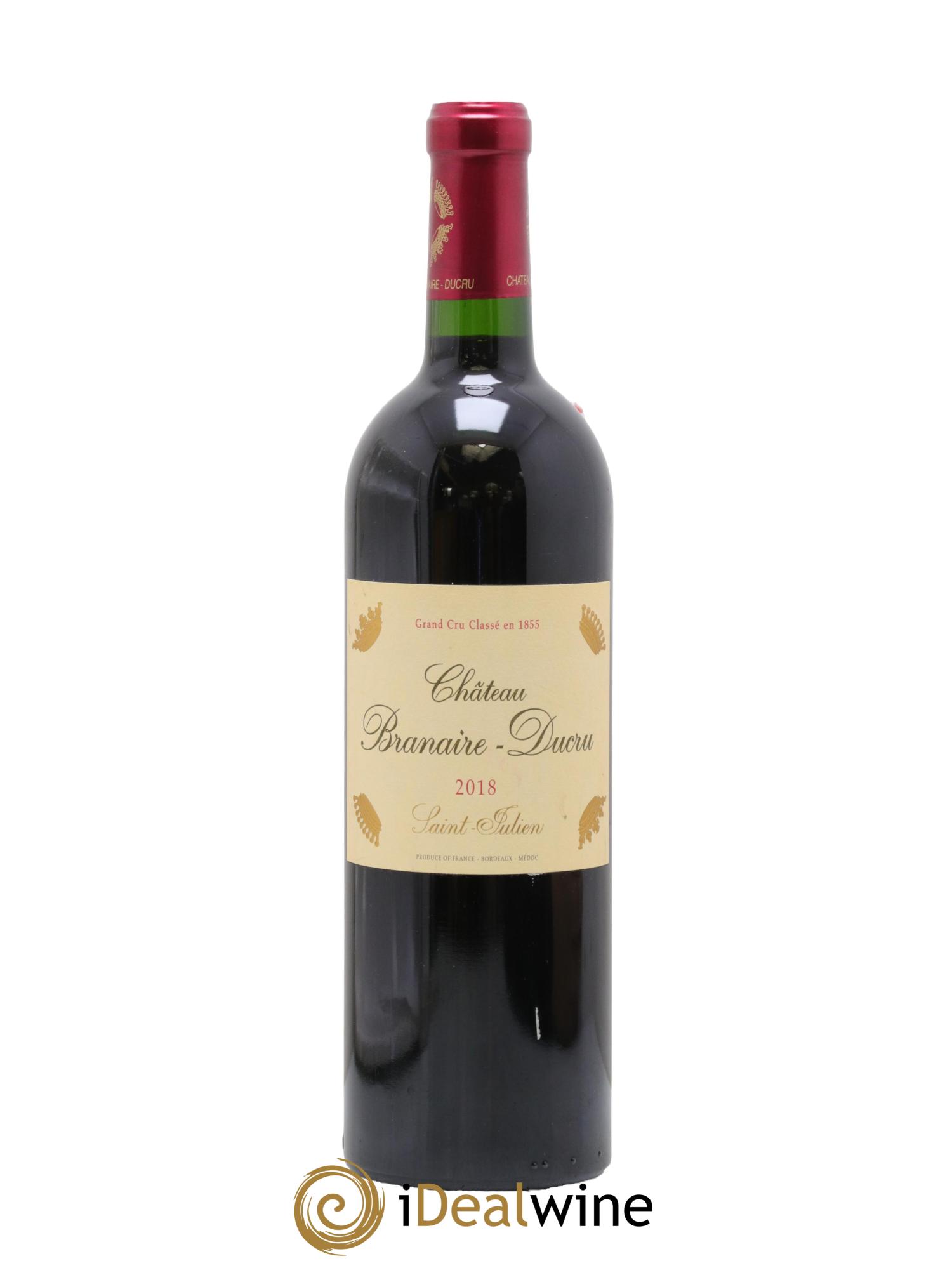 Château Branaire Ducru 4ème Grand Cru Classé 2018 - Lot of 1 bottle - 0