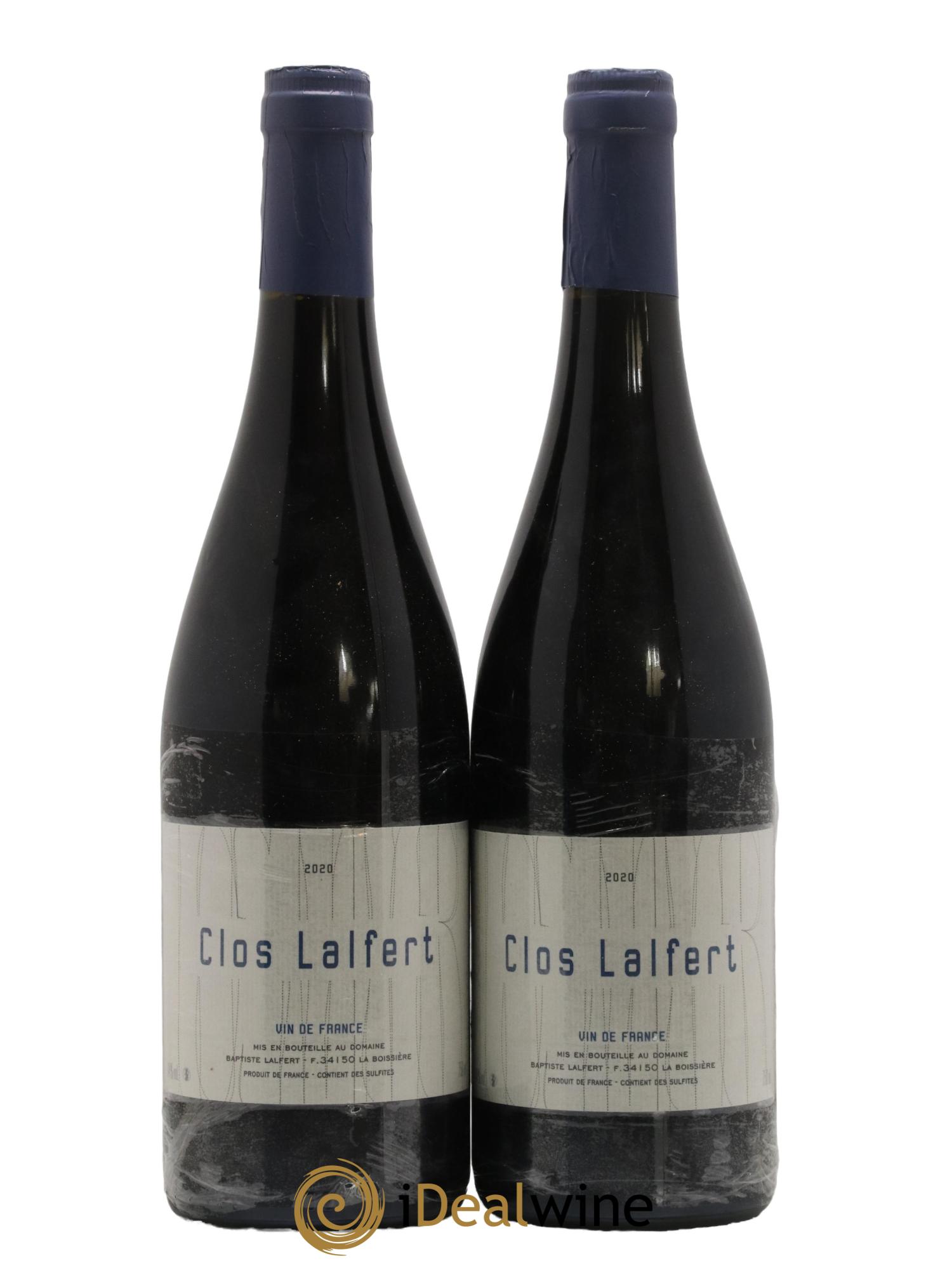 Vin de France Clos Lalfert 2020 - Lot de 2 bouteilles - 0