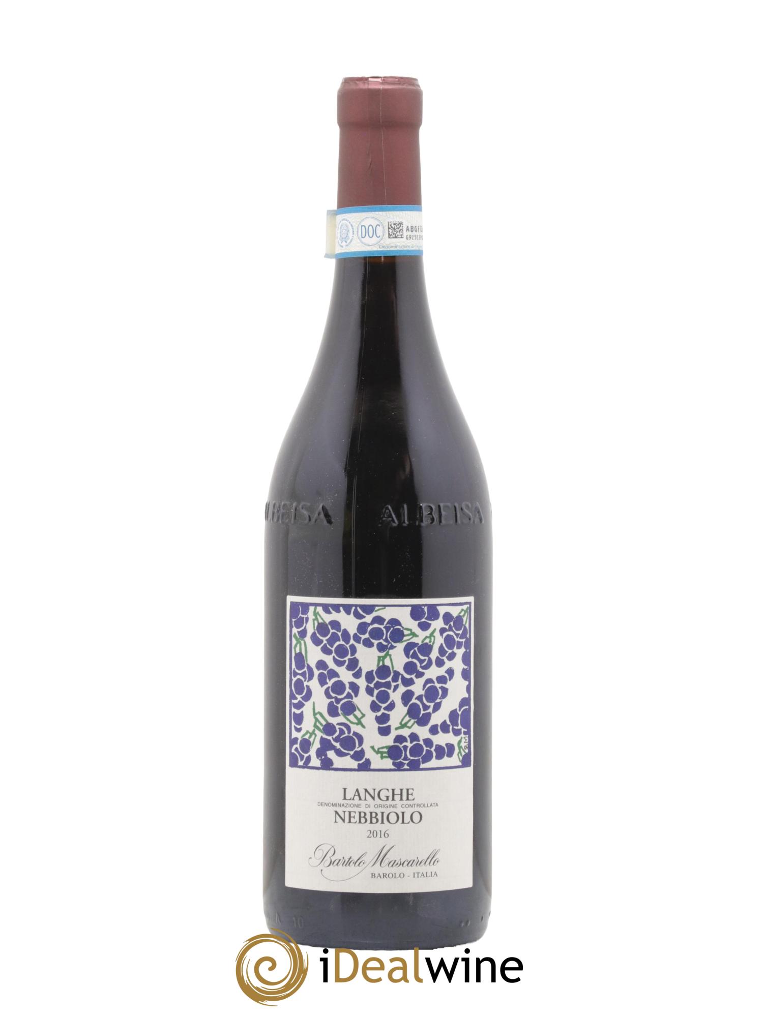 Langhe DOC Nebbiolo Bartolo Mascarello 2016 - Lotto di 1 bottiglia - 0