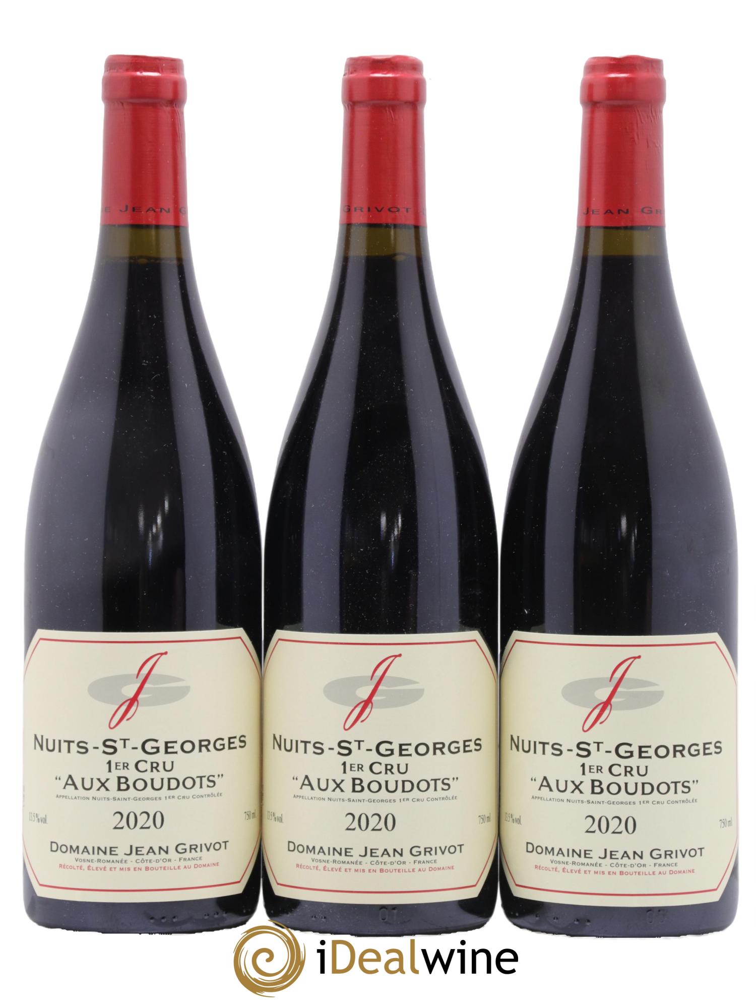 Nuits-Saint-Georges 1er Cru Aux Boudots Jean Grivot 2020 - Lot de 3 bouteilles - 0