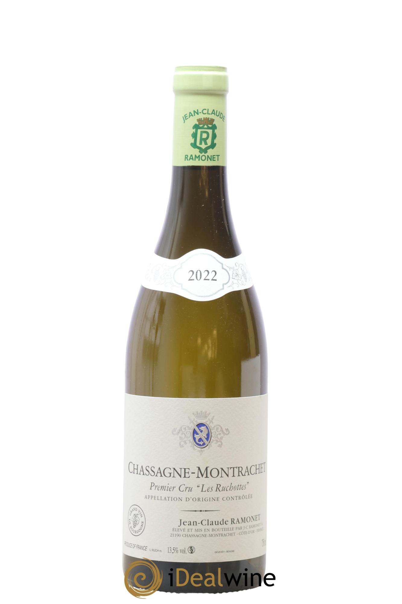 Chassagne-Montrachet 1er Cru Les Ruchottes Ramonet (Domaine) 2022 - Lot de 1 bouteille - 0