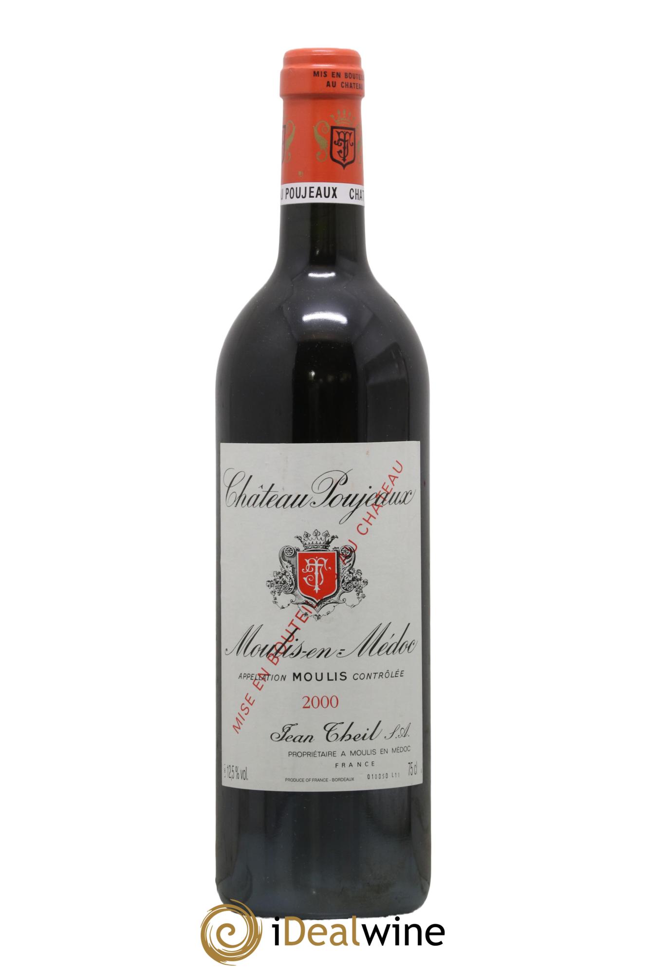 Château Poujeaux 2000 - Lotto di 1 bottiglia - 0