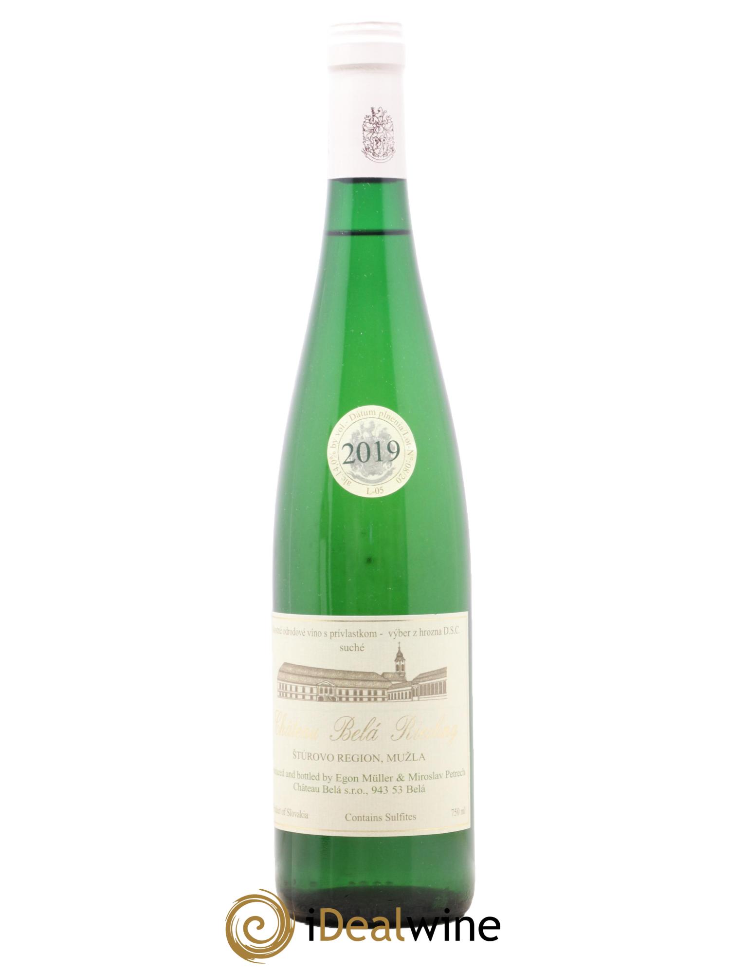 Vins Etrangers Slovaquie Sturovo Region Muzla Château Bela Riesling Egon Muller & Miroslav Petrech 2019 - Lotto di 1 bottiglia - 0