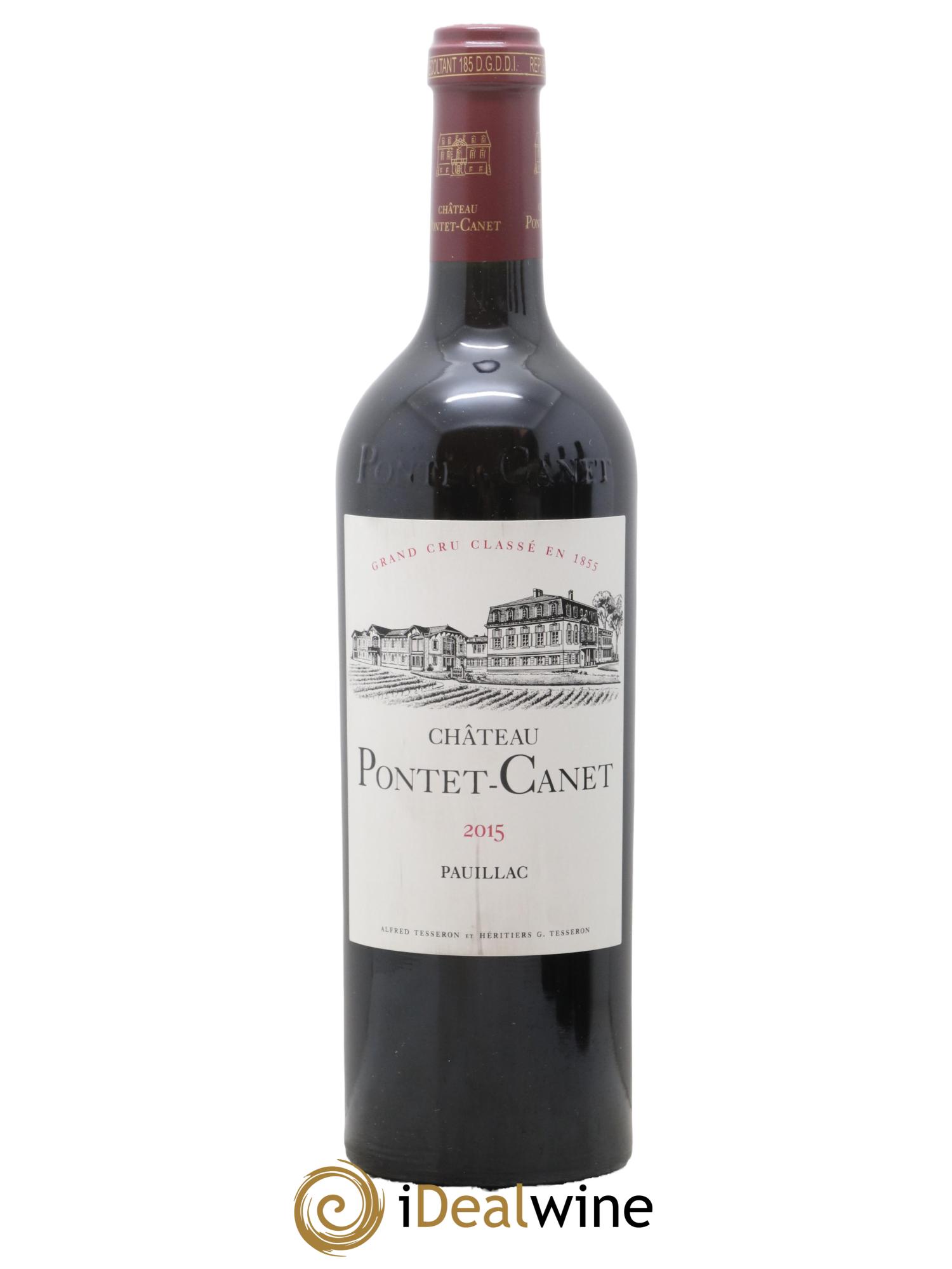 Château Pontet Canet 5ème Grand Cru Classé 2015 - Lot de 1 bouteille - 0