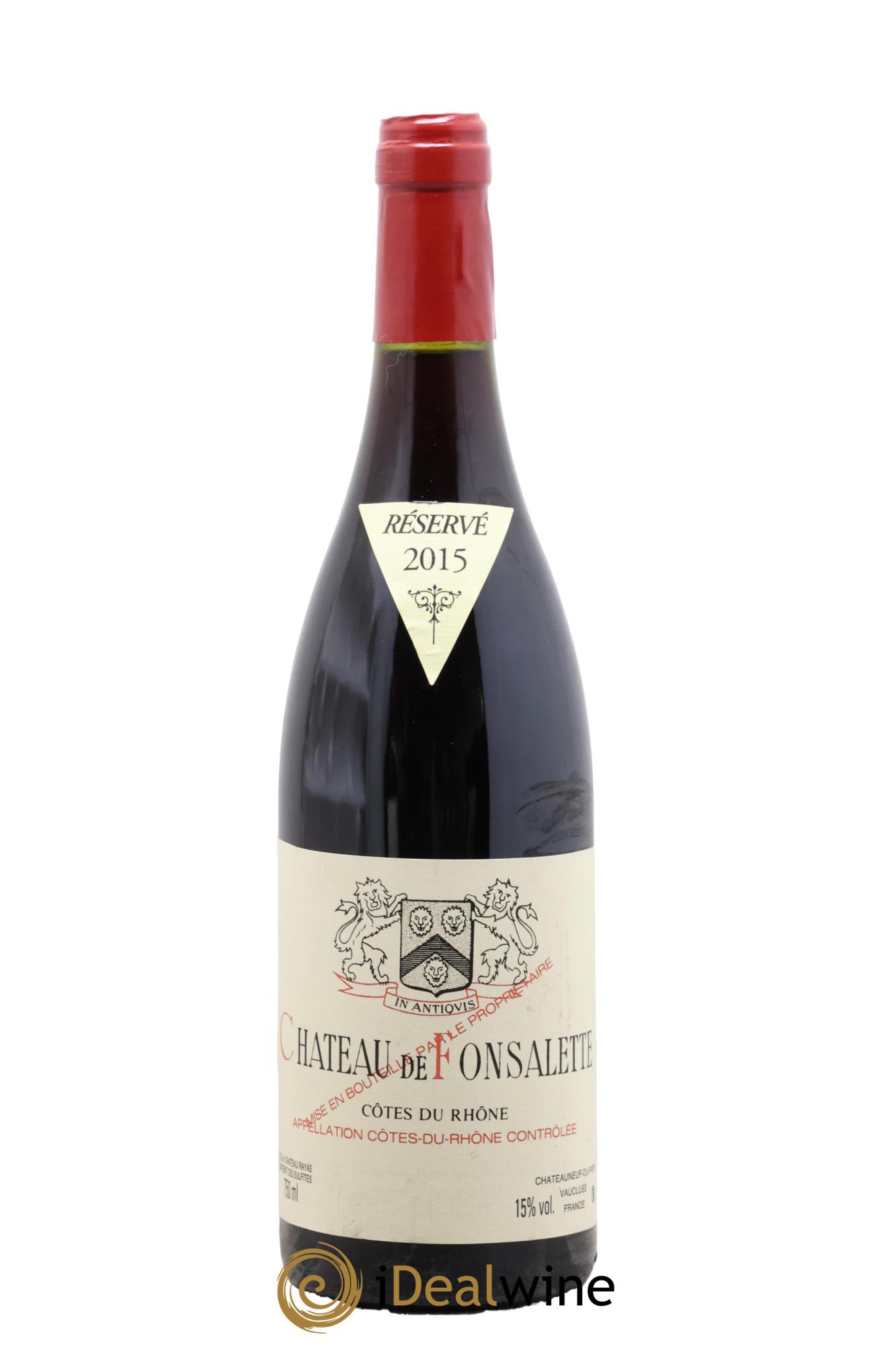 Côtes-du-Rhône Château de Fonsalette Emmanuel Reynaud 2015 - Posten von 1 Flasche - 0