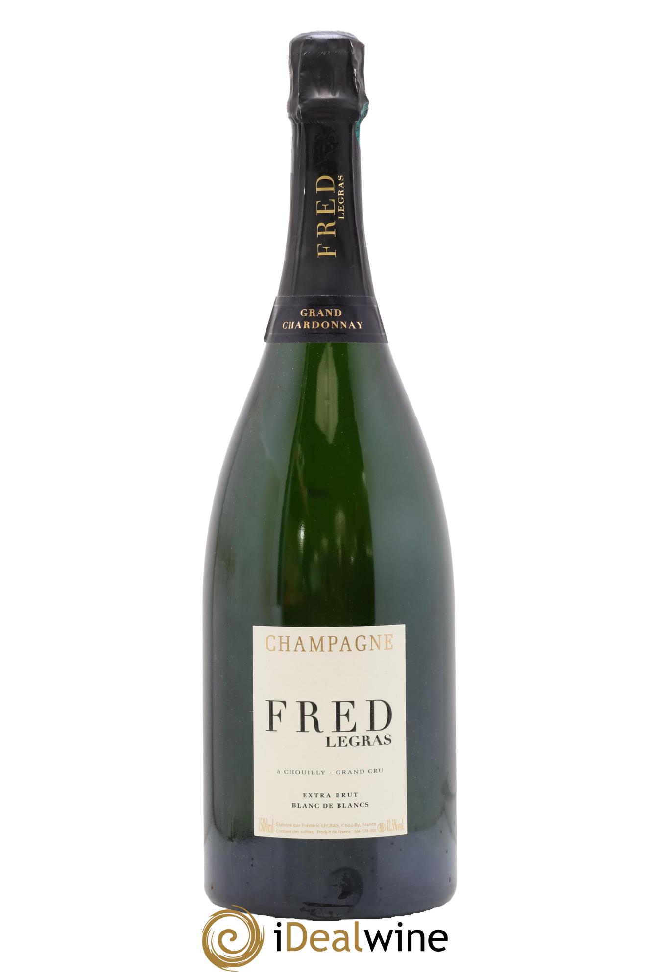 Champagne Extra Brut Blanc de Blancs Fred Legras - Lot of 1 magnum - 0