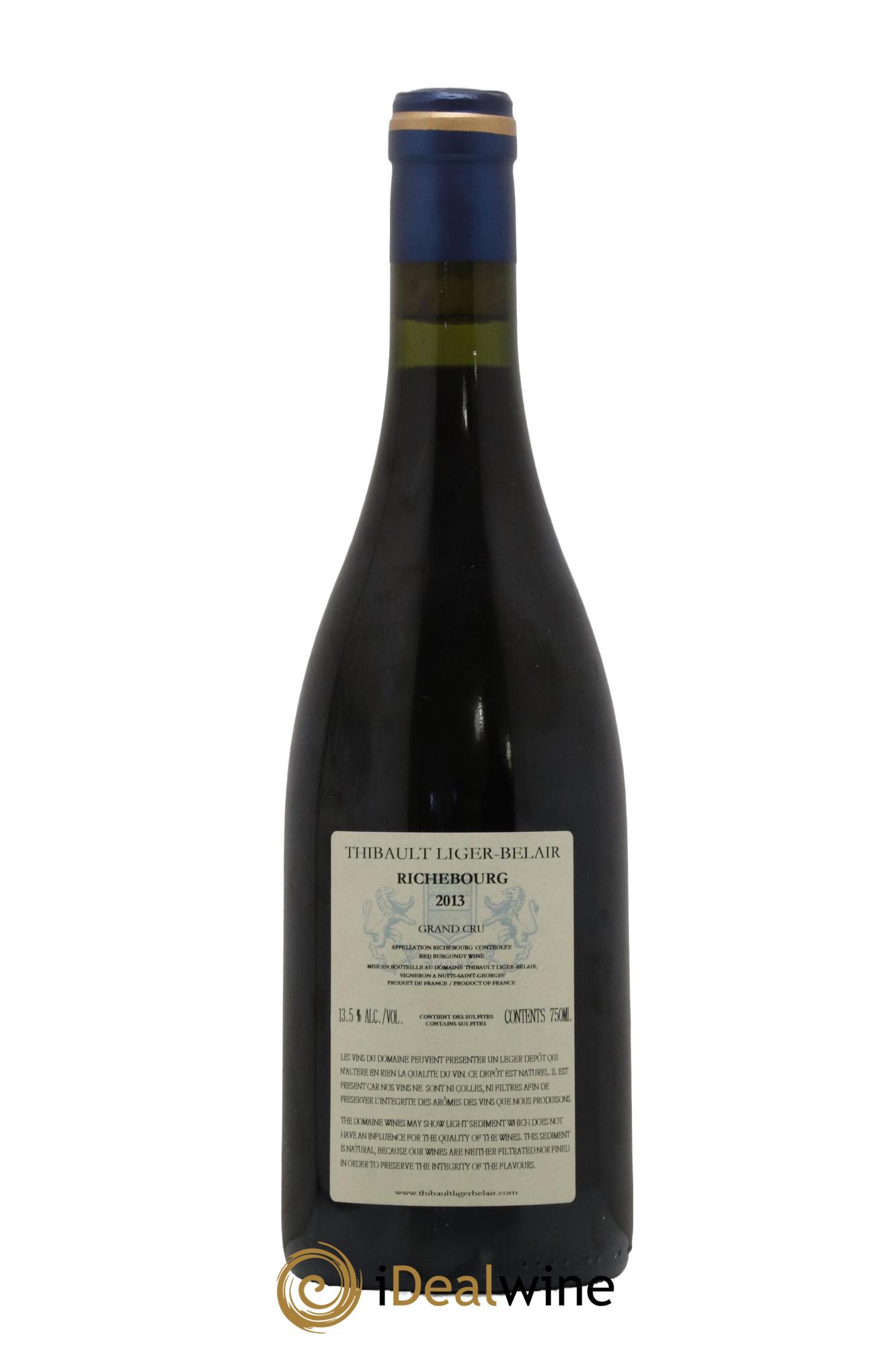 Richebourg Grand Cru Thibault Liger-Belair 2013 - Lot of 1 bottle - 1