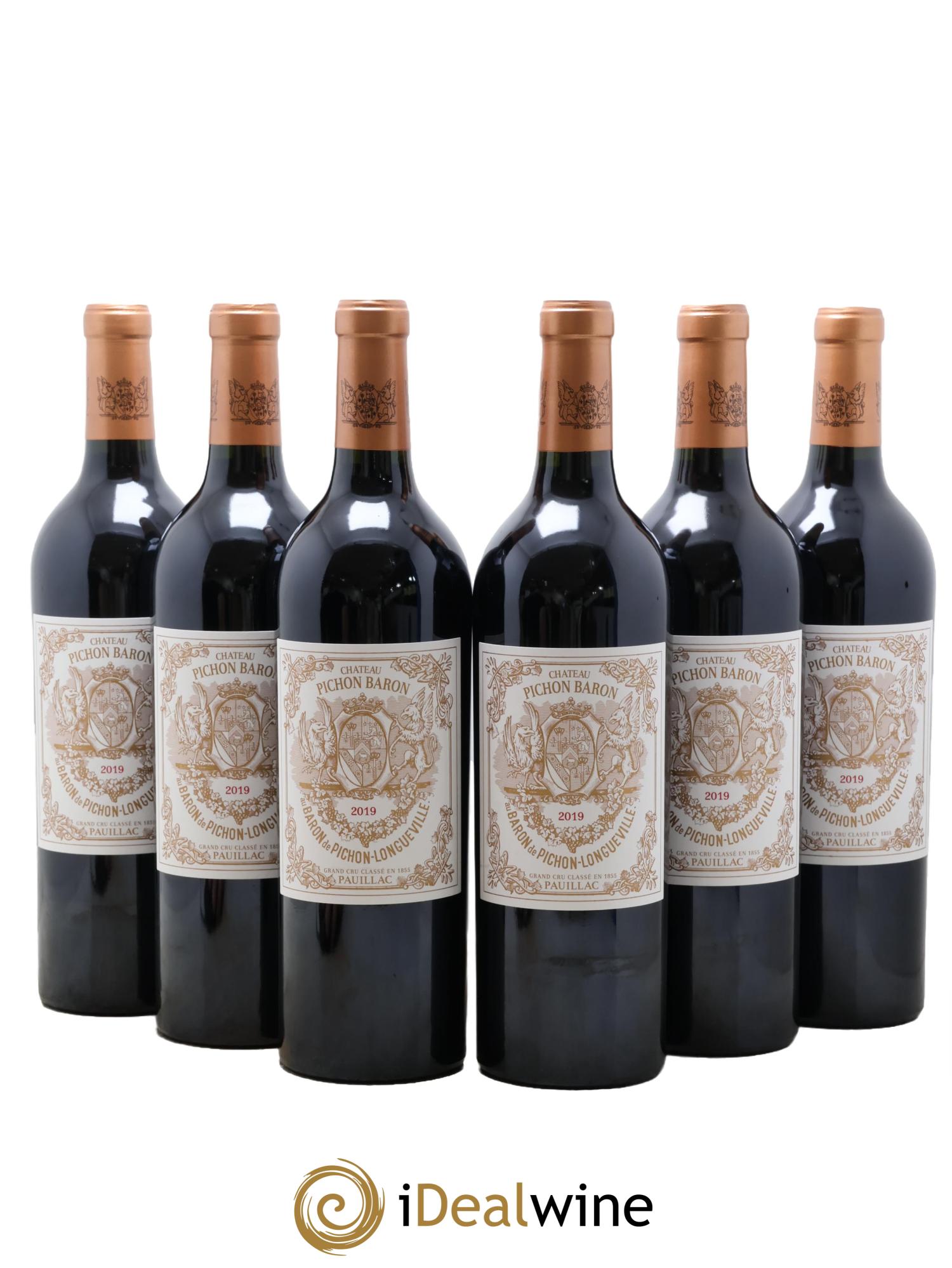 Pichon Longueville Baron 2ème Grand Cru Classé 2019 - Lot of 6 bottles - 0