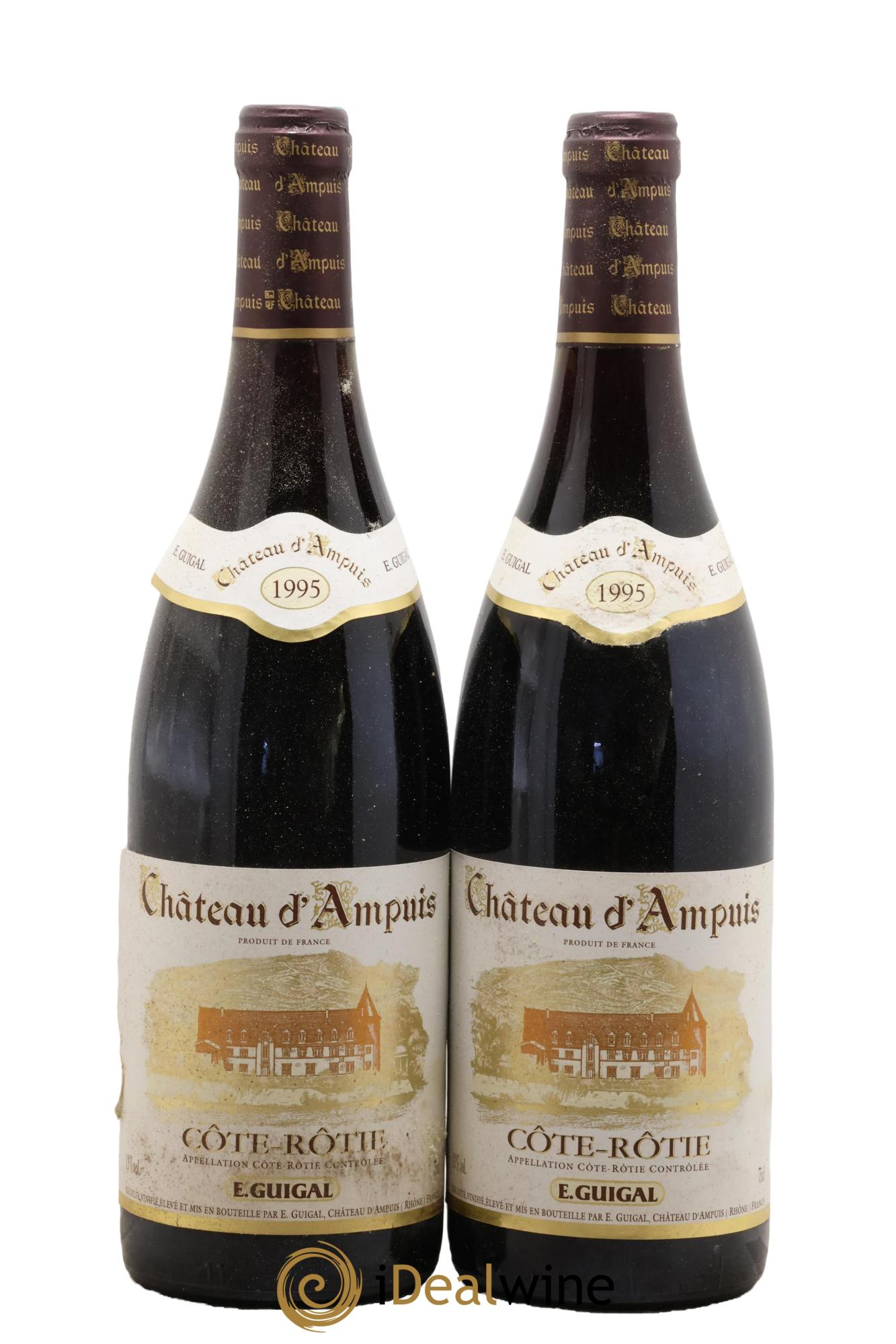 Côte-Rôtie Château d'Ampuis Guigal 1995 - Lot of 2 bottles - 0