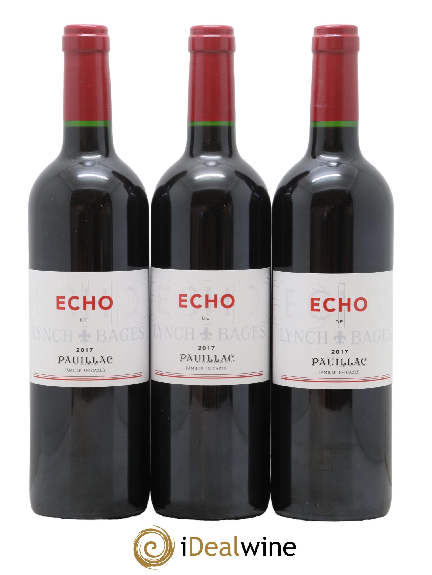 Echo de Lynch Bages Second Vin  2017 - Lot of 6 bottles - 2