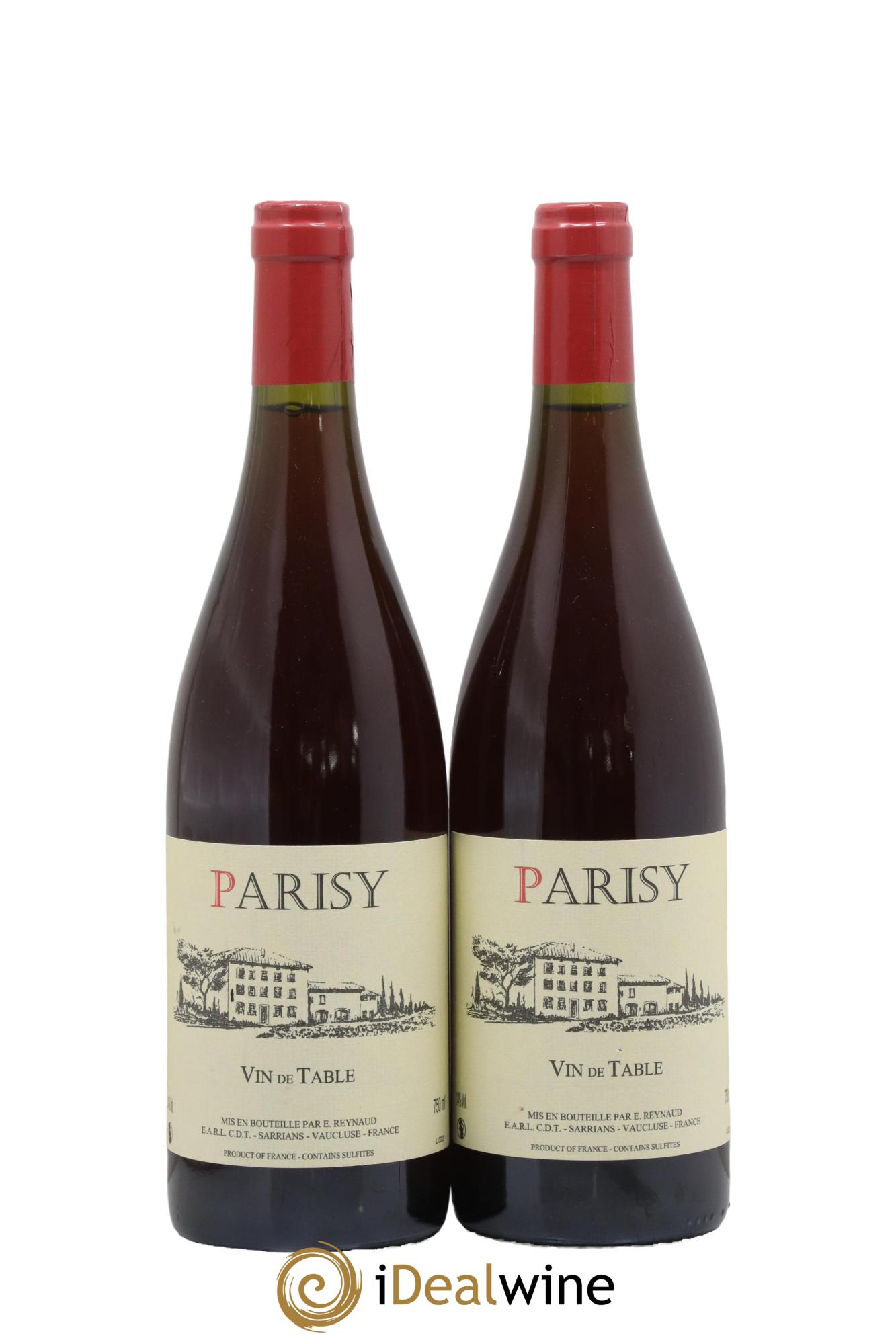 Vin de Table Parisy Emmanuel Reynaud 2020 - Posten von 2 Flaschen - 0