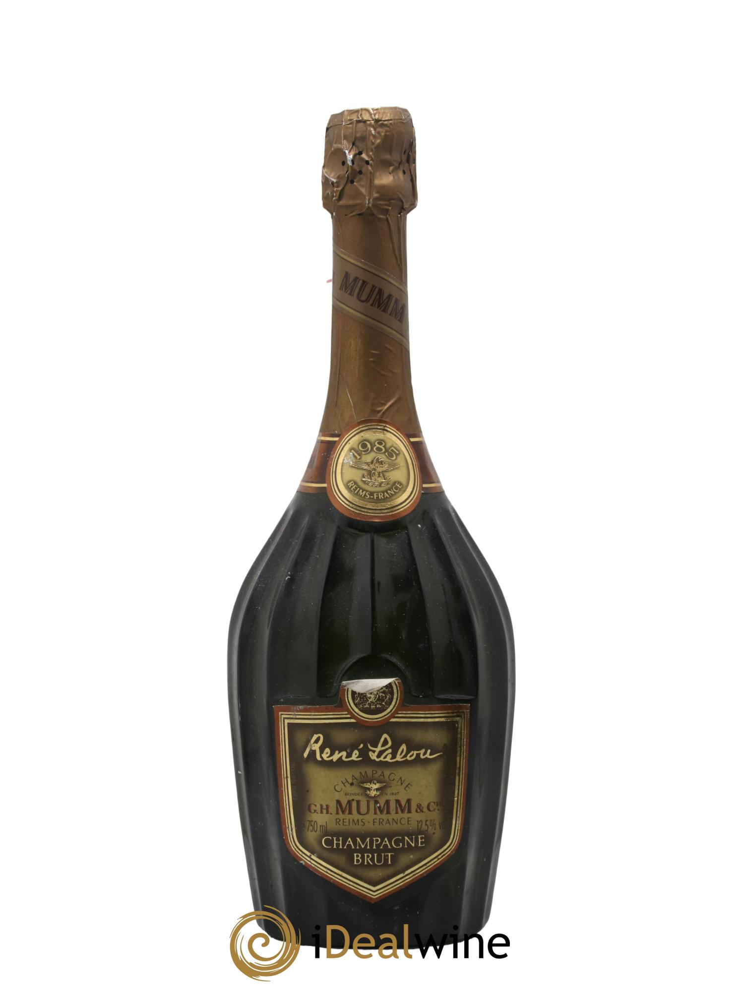 René Lalou Mumm 1985 - Lot de 1 bouteille - 0