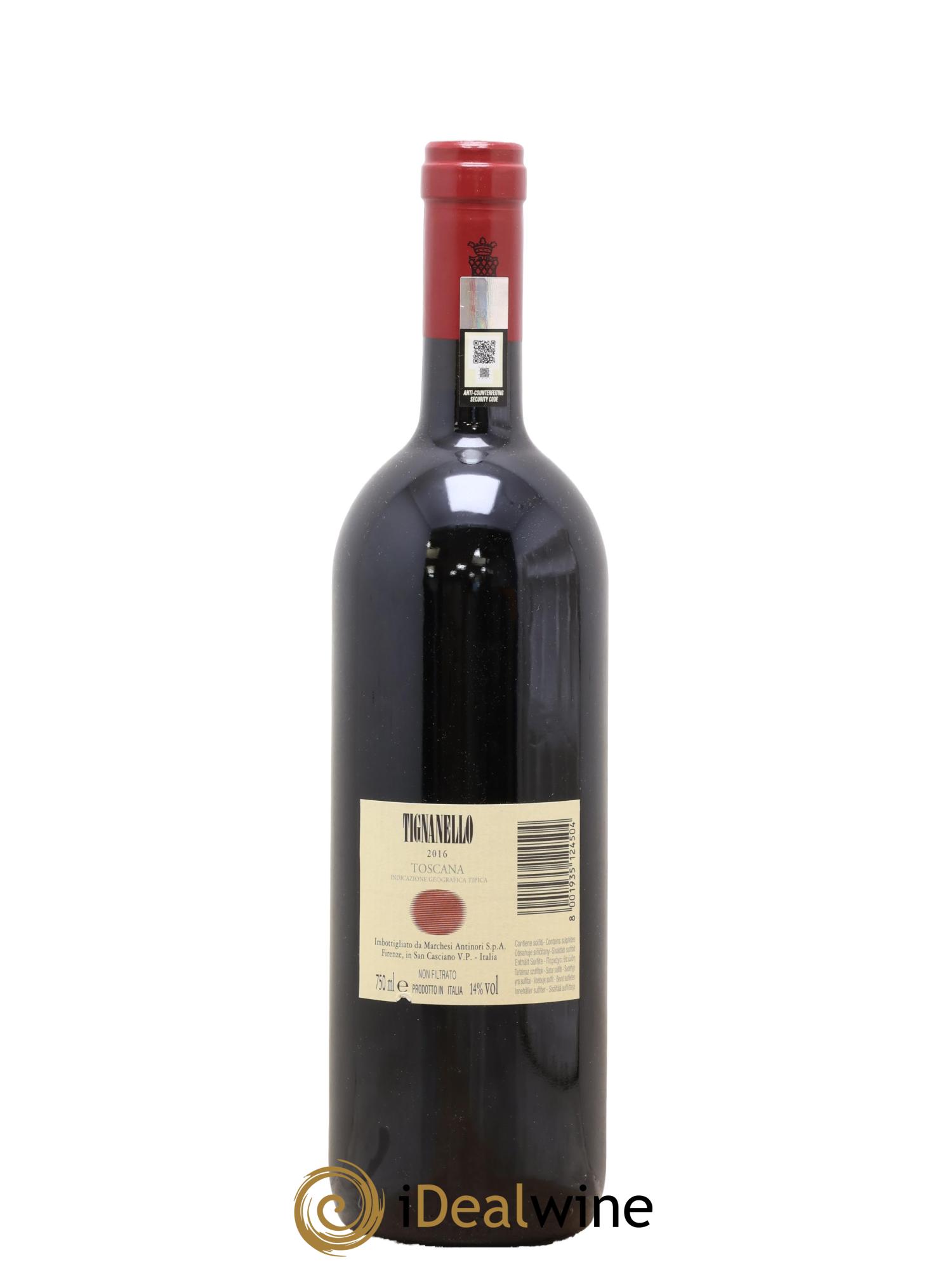 Toscana IGT Tignanello Tenuta Tignanello - Marchesi Antinori 2016 - Lot of 1 bottle - 1