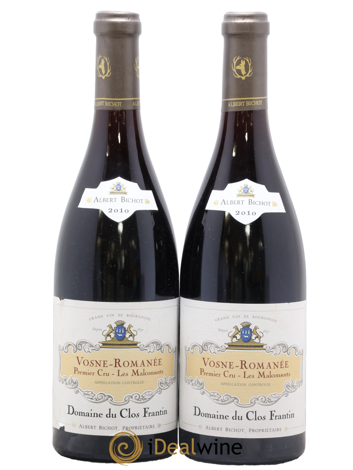 Vosne-Romanée 1er Cru Les Malconsorts Clos Frantin - Albert Bichot 2010 - Lot de 2 bouteilles - 0