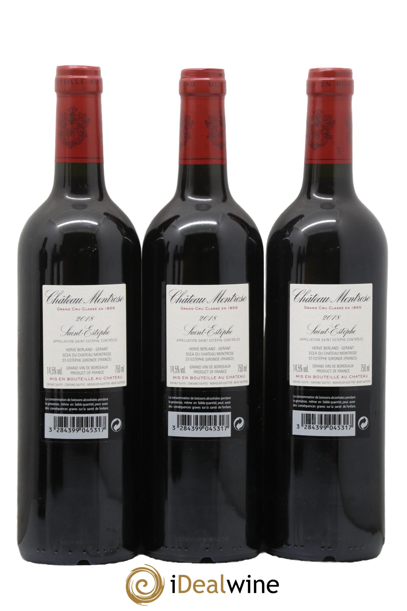 Château Montrose 2ème Grand Cru Classé 2018 - Posten von 6 Flaschen - 2