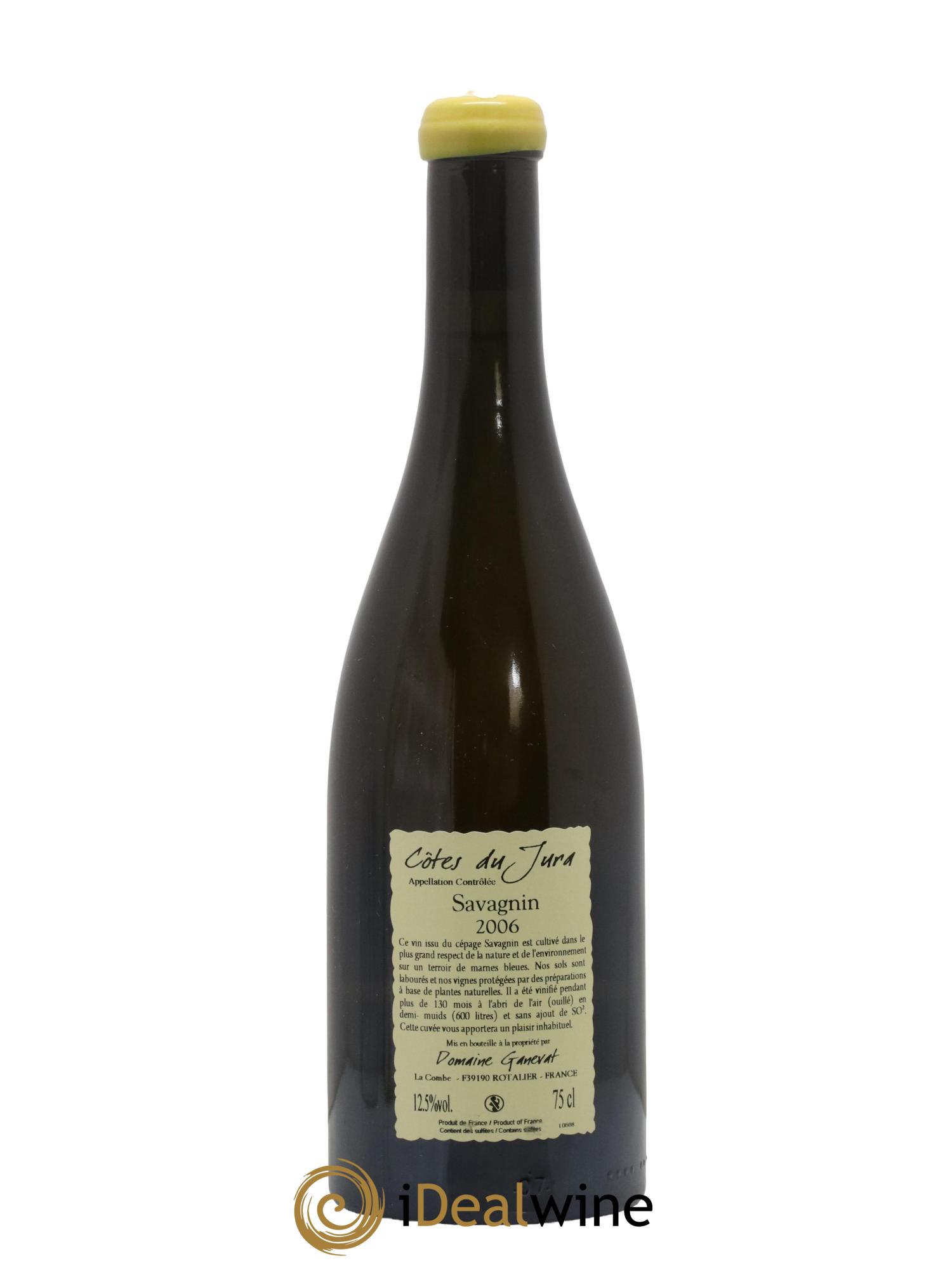 Côtes du Jura Les Vignes de mon Père Jean-François Ganevat (Domaine) 2006 - Lot de 1 bouteille - 1