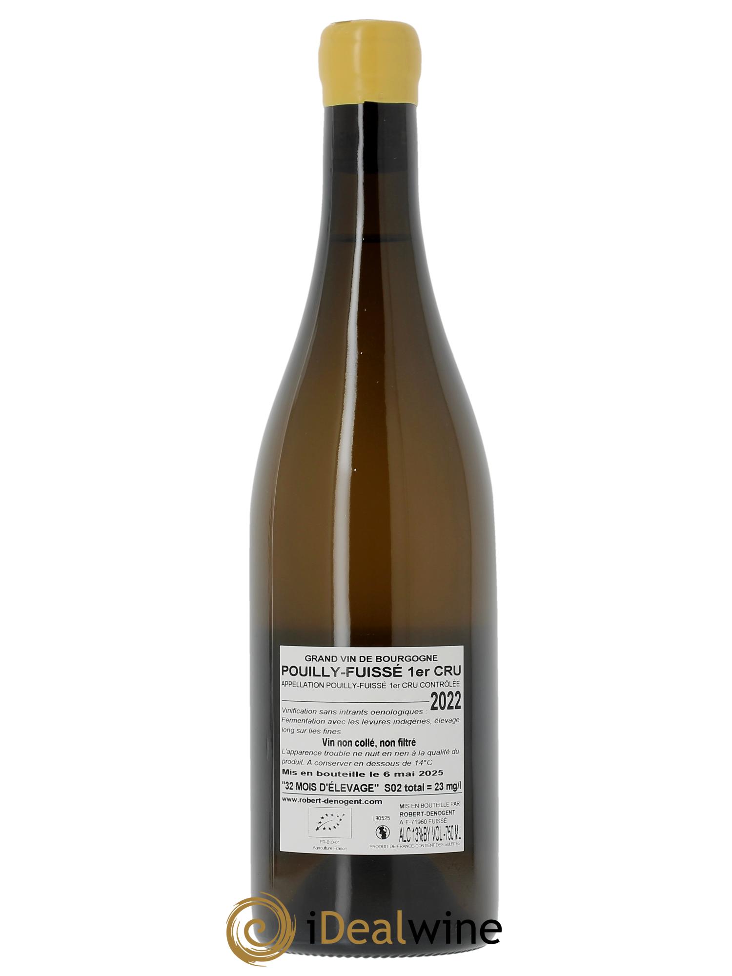Pouilly-Fuissé Les Reisses Robert Denogent (Domaine)  2022 - Lotto di 1 bottiglia - 1