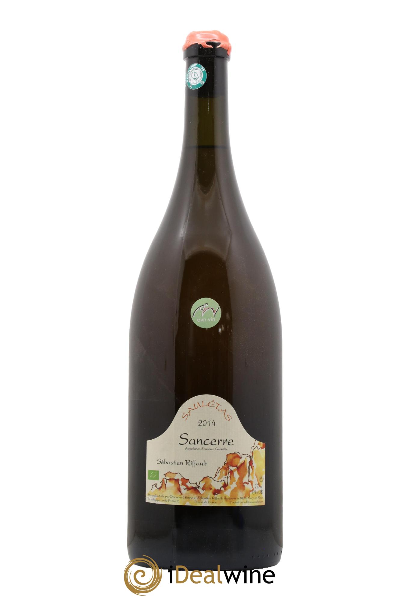 Sancerre Sauletas Domaine Sébastien Riffault 2014 - Posten von 1 Doppel-Magnum - 0