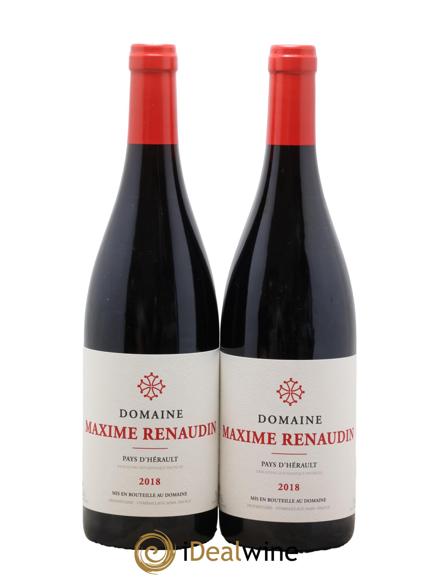 IGP Pays d'Hérault Maxime Renaudin 2018 - Lot of 2 bottles - 0