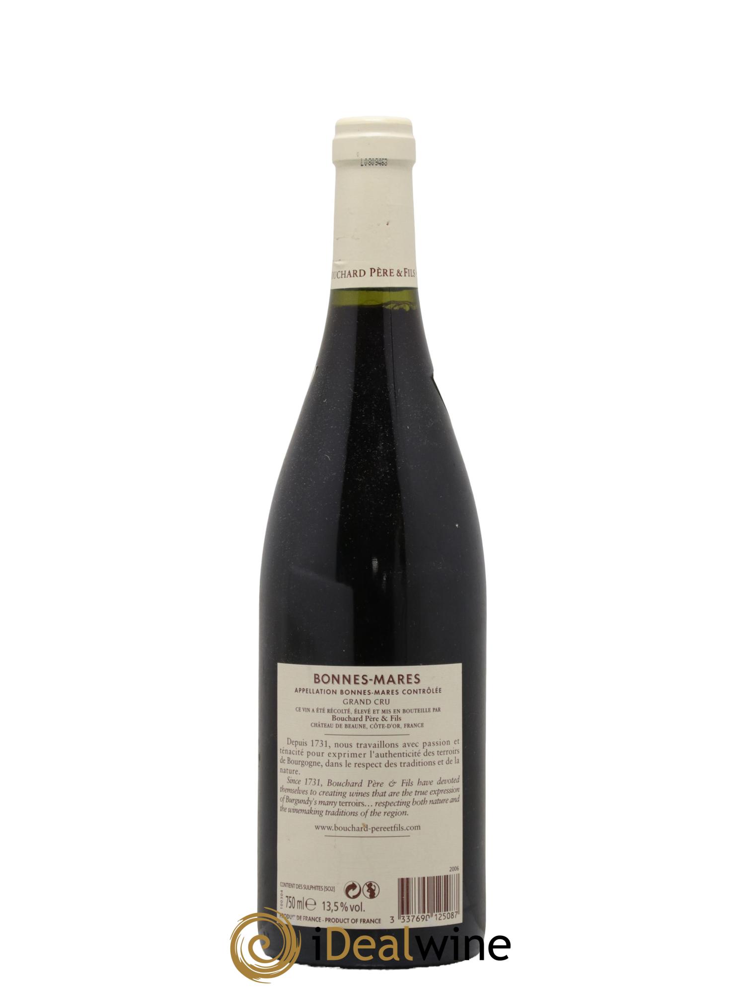 Bonnes-Mares Grand Cru Bouchard Père & Fils 2006 - Lot de 1 bouteille - 1