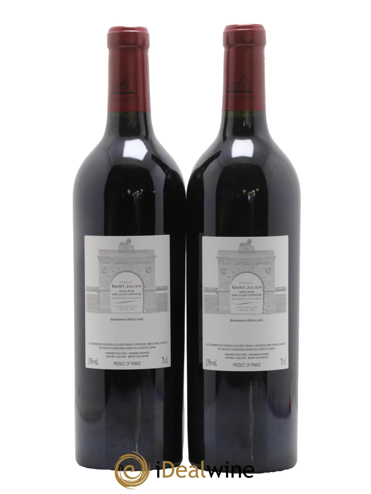 Château Léoville Las Cases 2ème Grand Cru Classé 2021 - Lotto di 2 bottiglie - 2