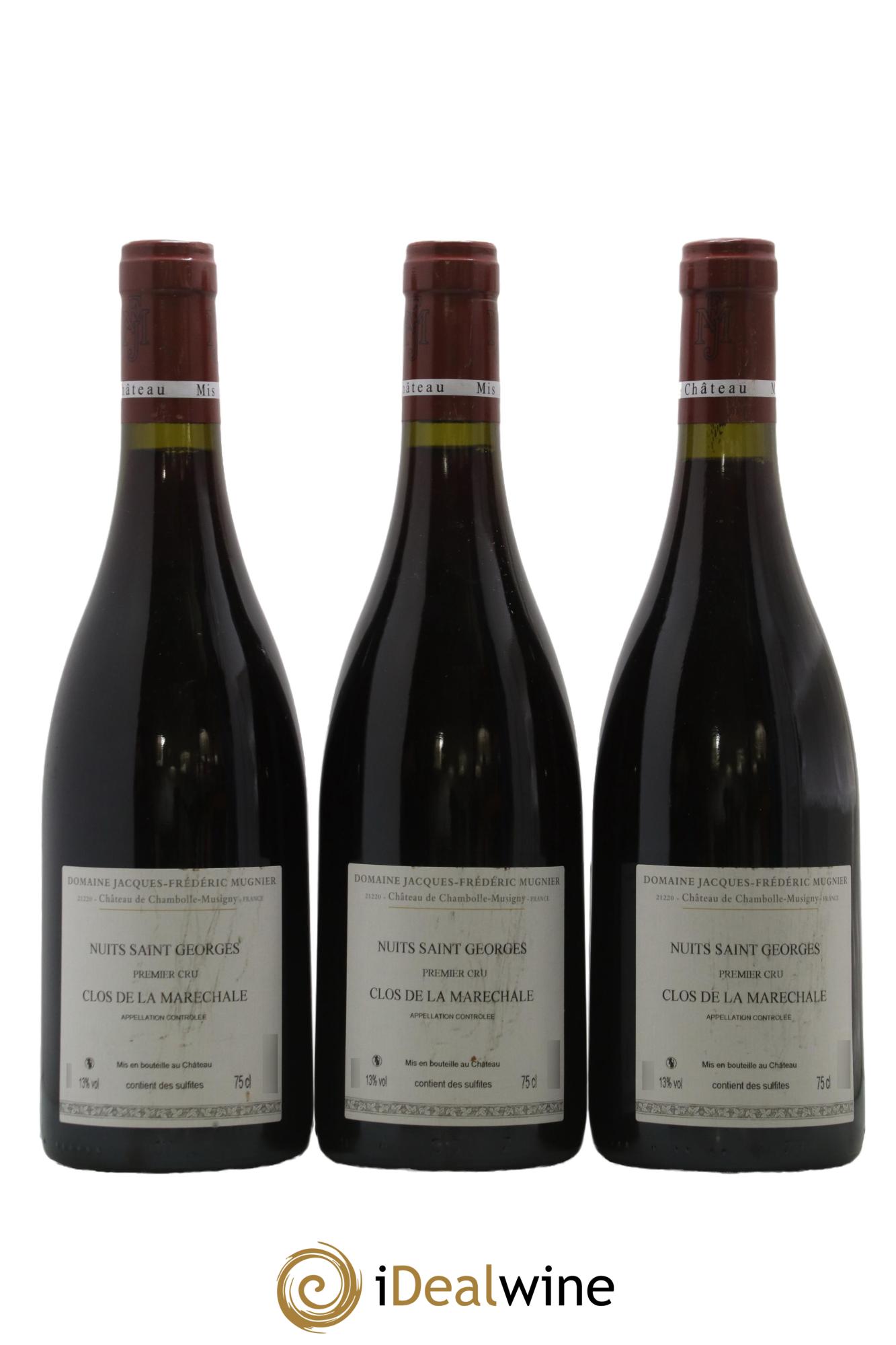 Nuits-Saint-Georges 1er Cru Clos de La Maréchale Jacques-Frédéric Mugnier  2014 - Lot de 3 bouteilles - 1