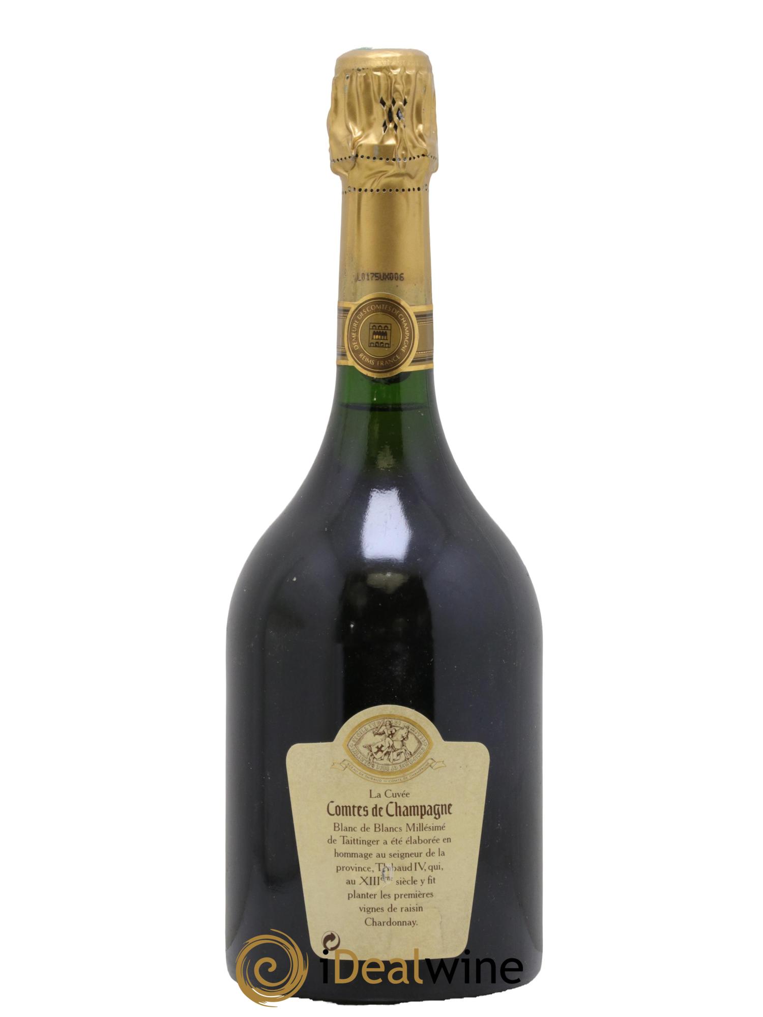 Comtes de Champagne Taittinger 1995 - Lot de 1 bouteille - 1