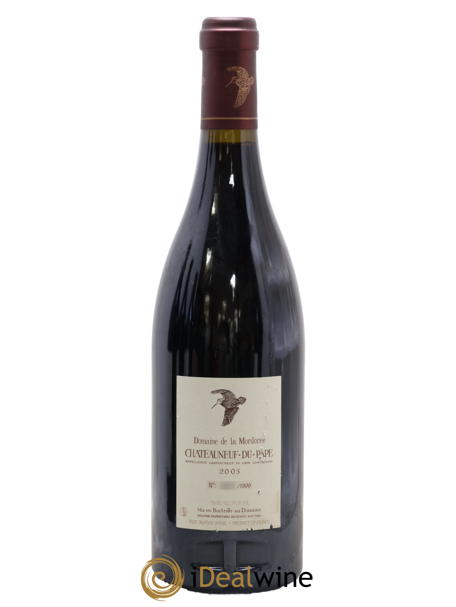 Châteauneuf-du-Pape La Plume du Peintre La Mordorée (Domaine de) 2005 - Lot de 1 bouteille - 1